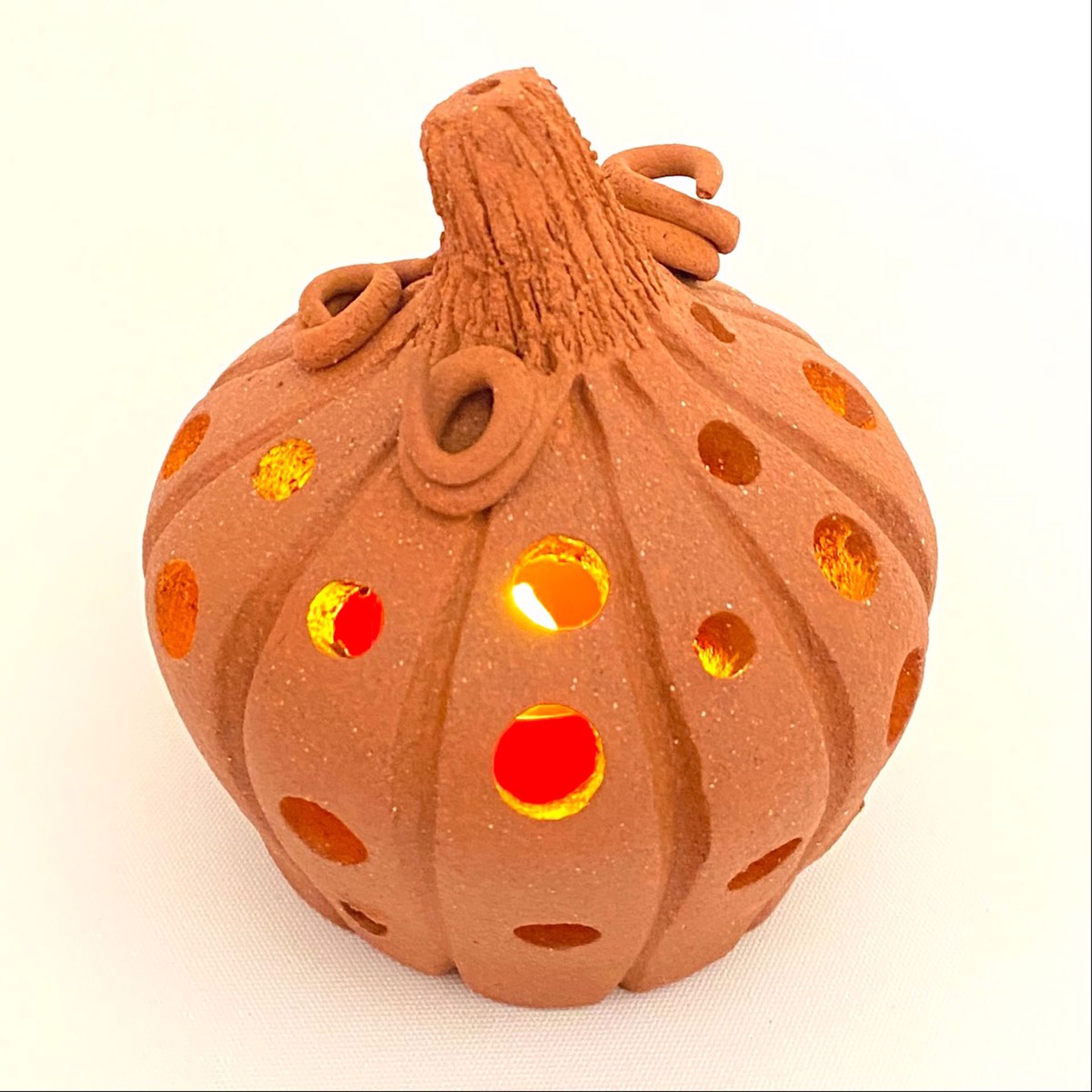 Pumpkin Tea Light 4 by Sue Morse