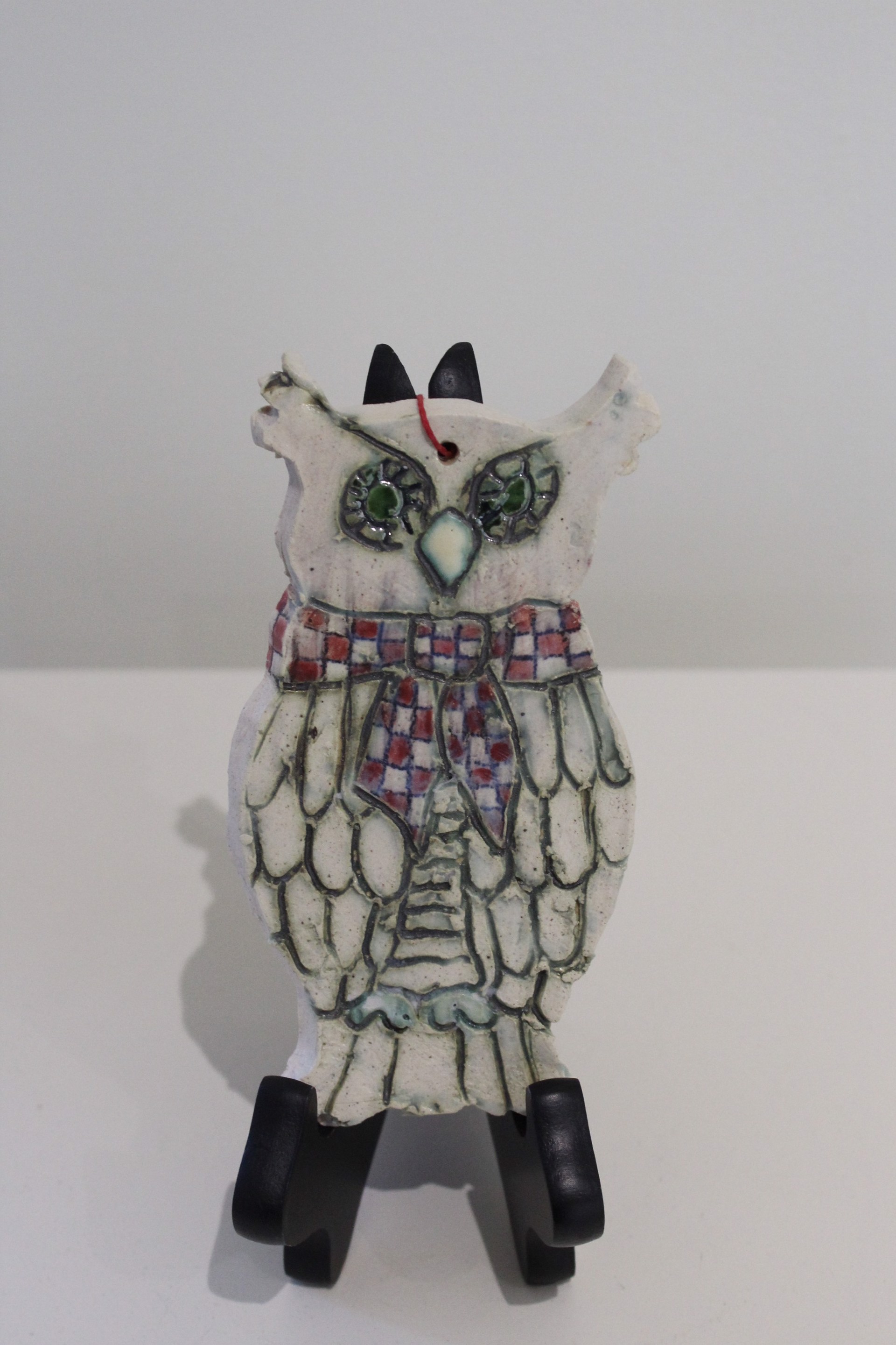 Owl Ornament (NB647) by Nini Bodenheimer