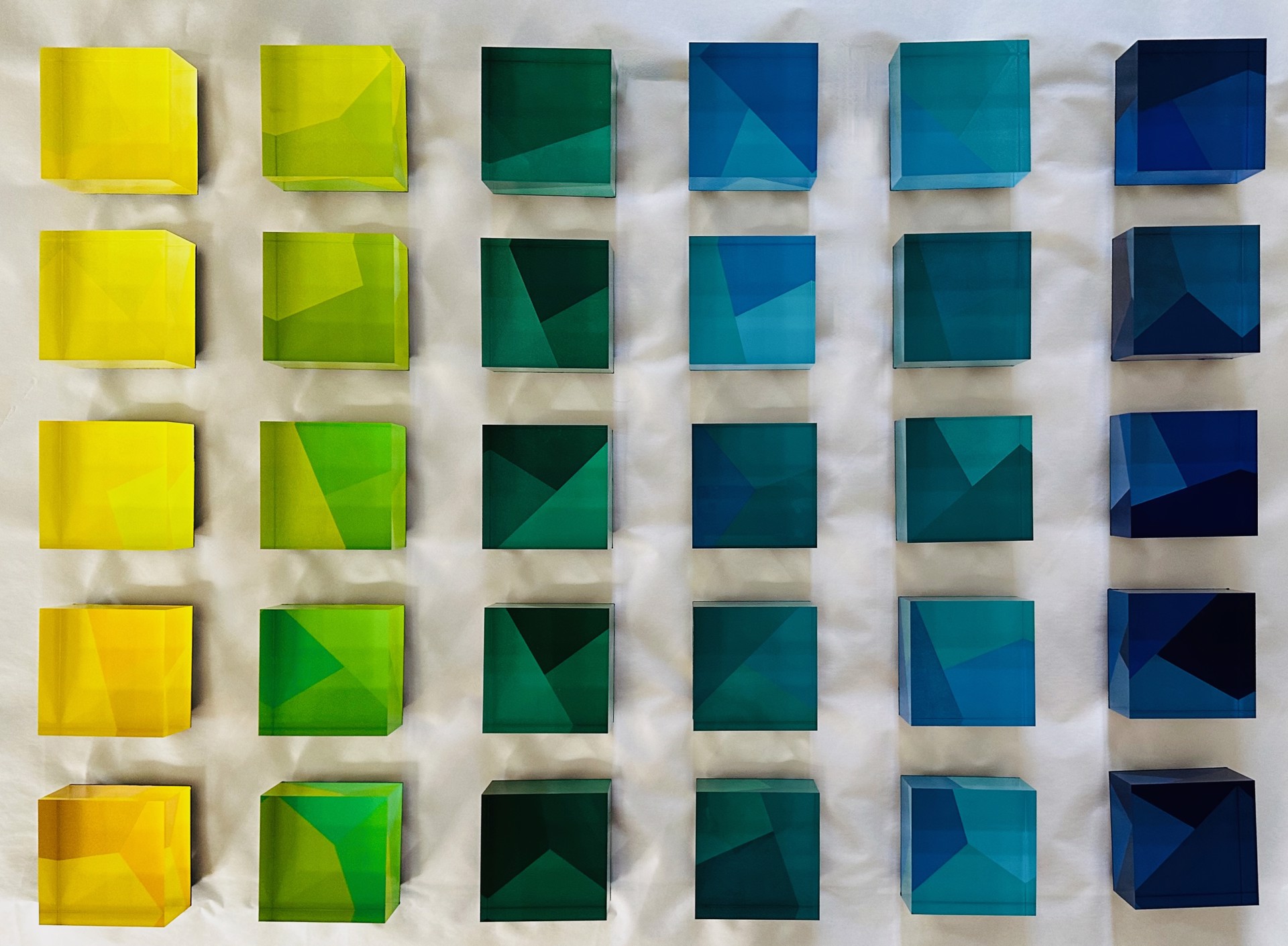 Gradient Cubes by Katherine Houston