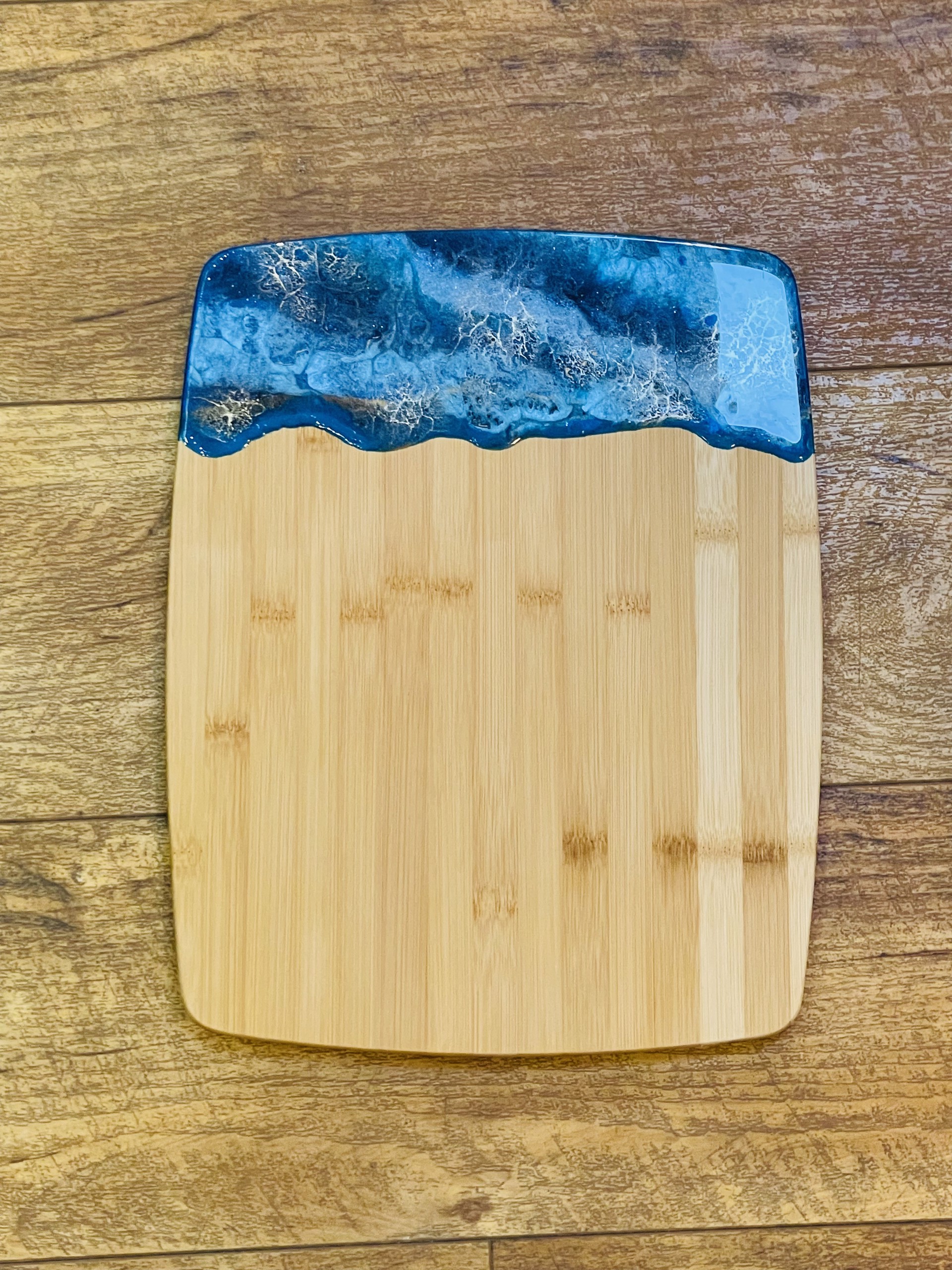 Resin cutting board by Victoria Thornton