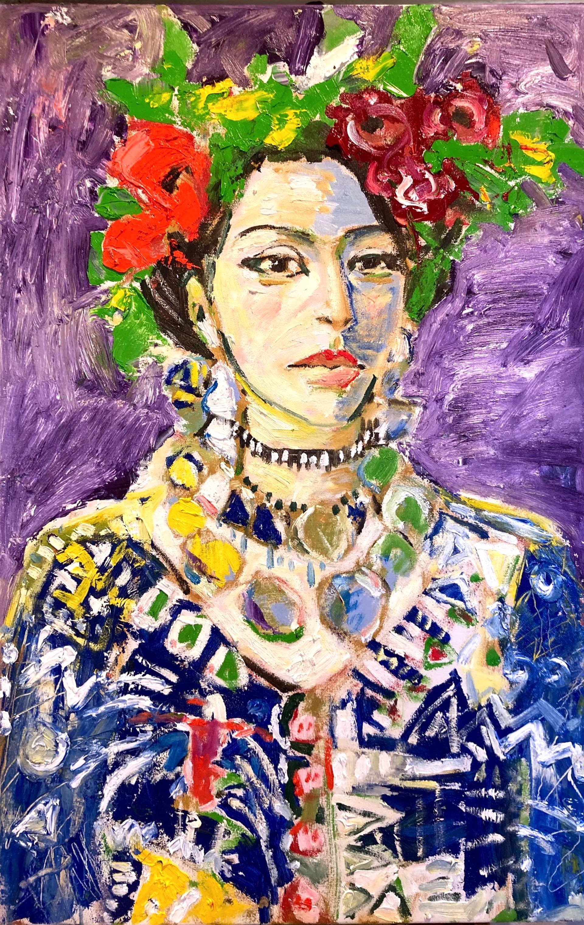 Frida with Purple by Brad Smith