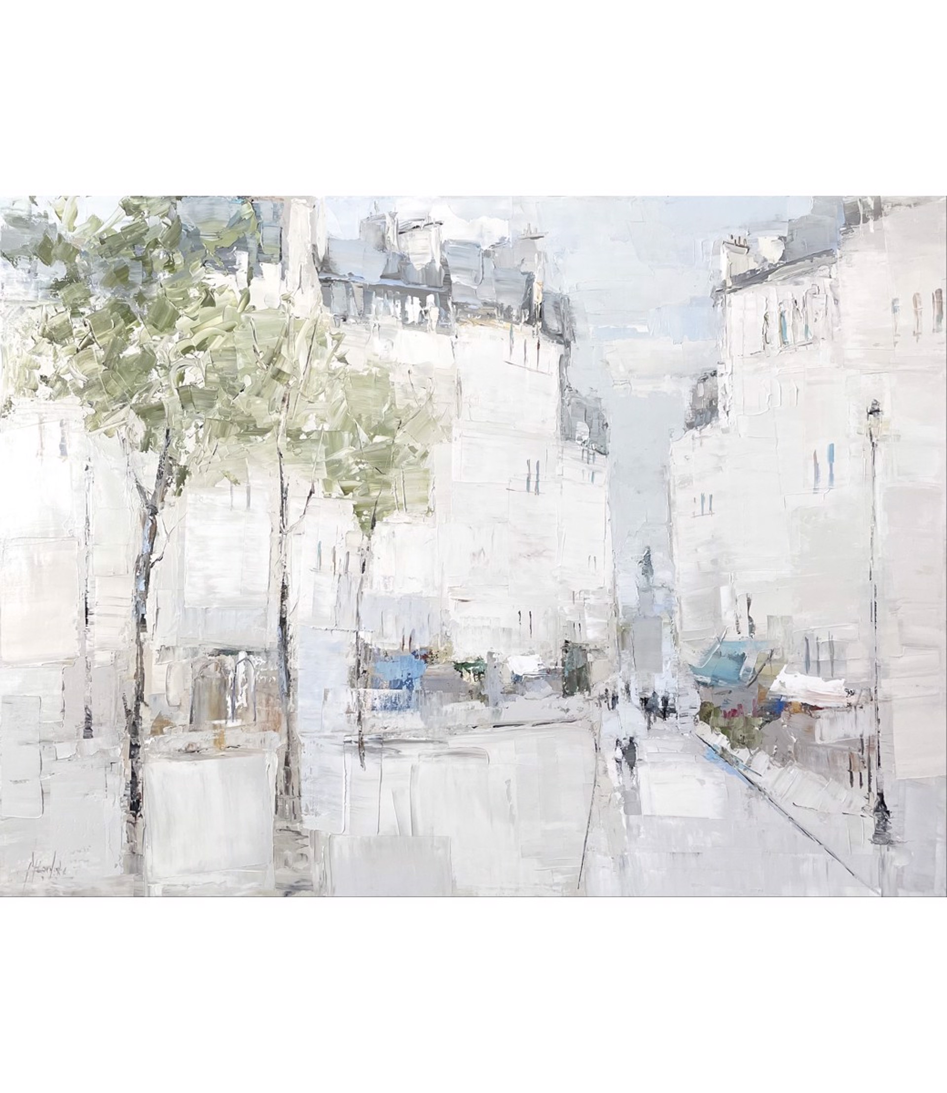 Place Dauphine, Paris by Barbara Flowers