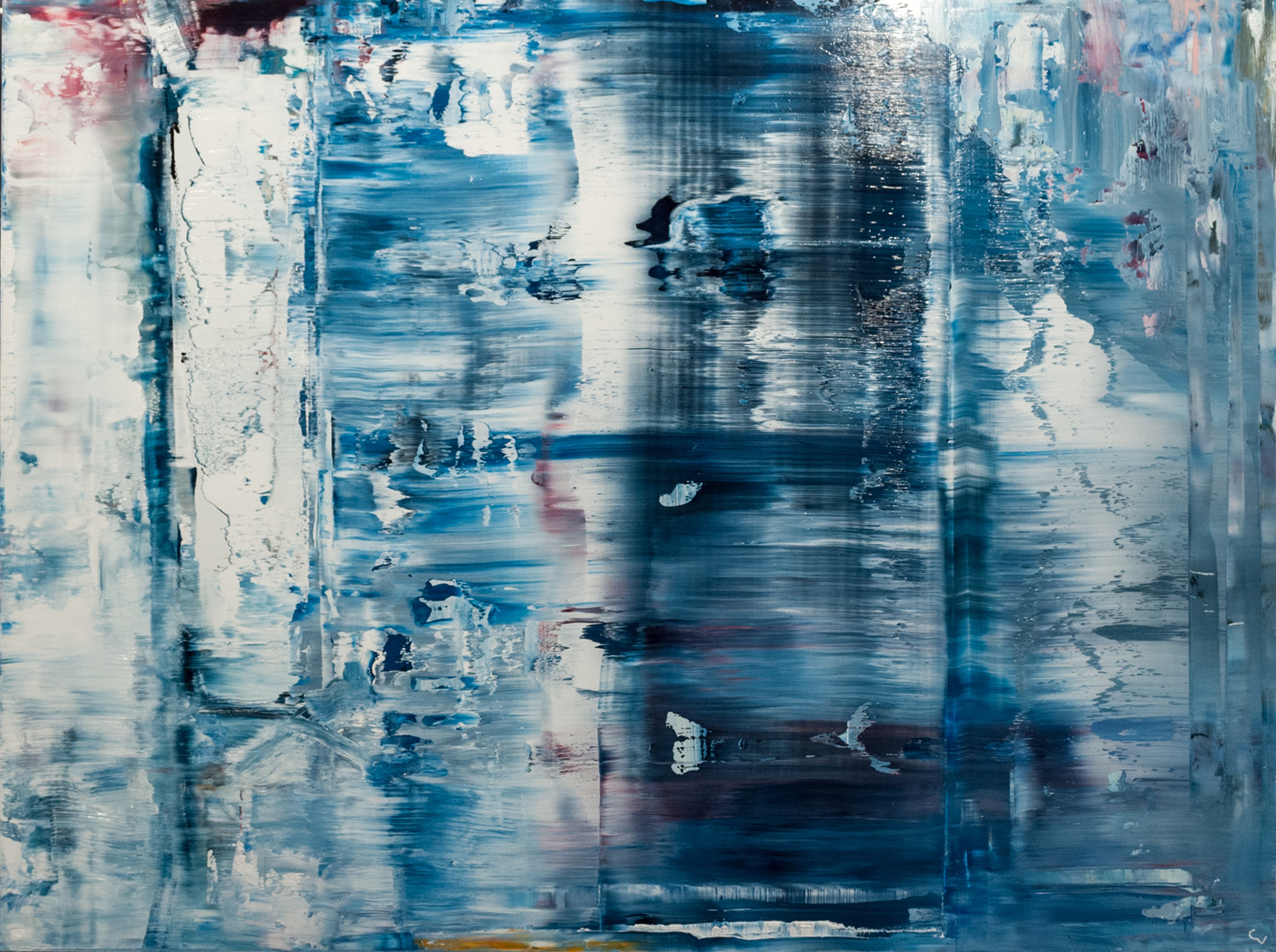 Blue Abstract by Chris Veeneman