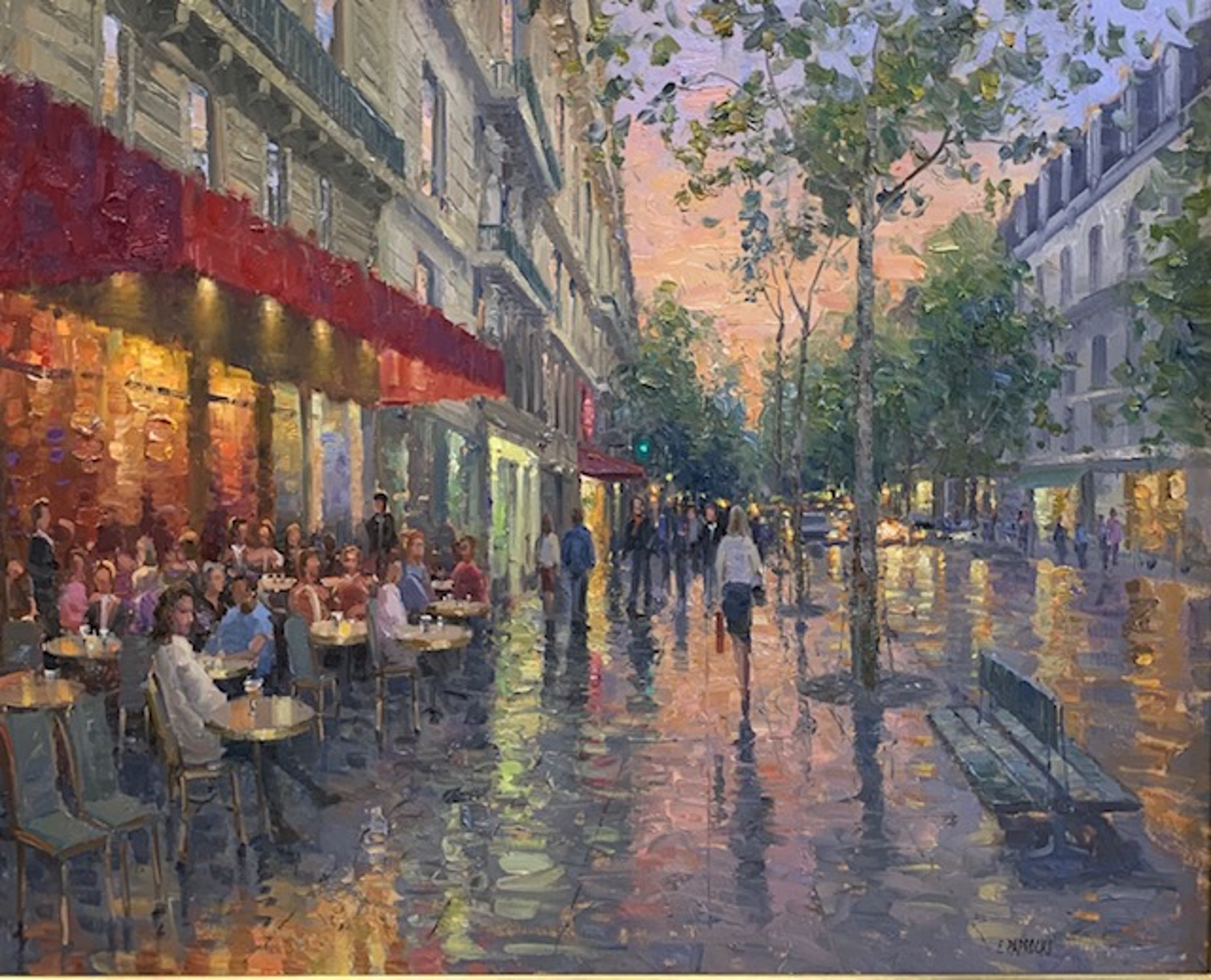 Parisian Cafe by EJ Paprocki