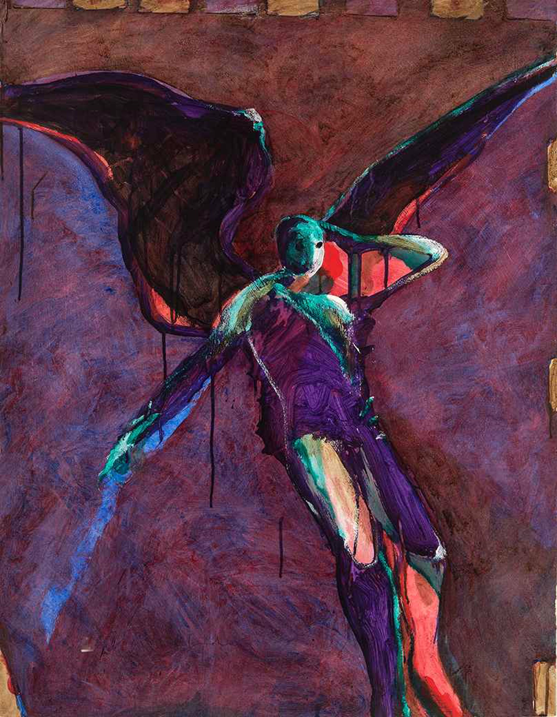 Fallen Angel #3 by Fritz Scholder
