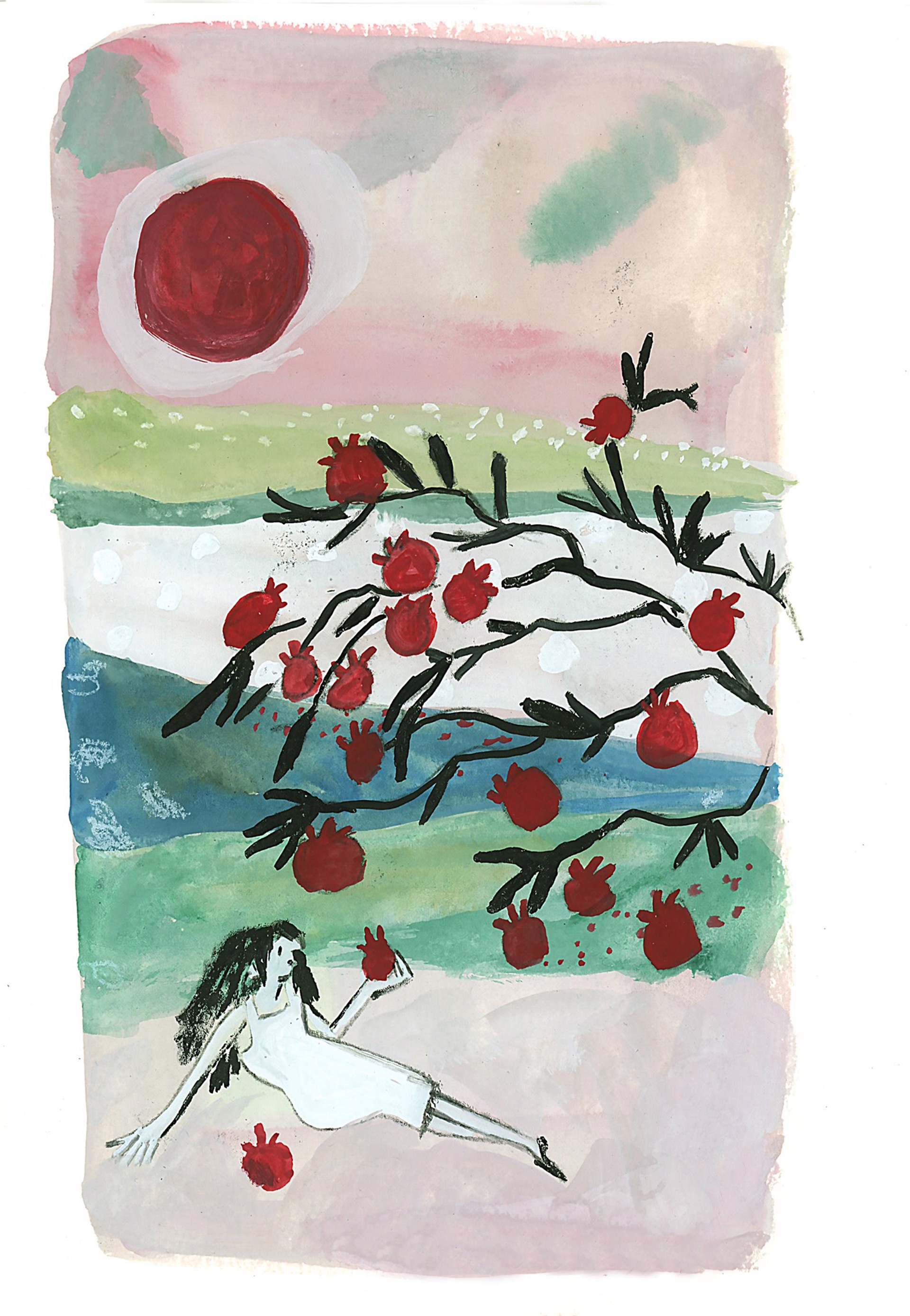 Pomegranates Poetry by Zahra Marwan