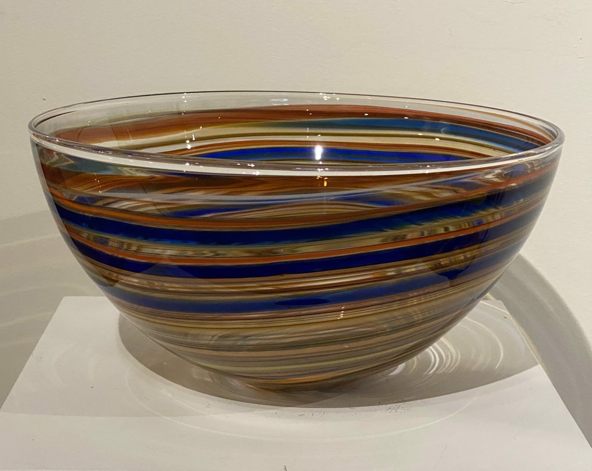 Crayon Bowl I (Blue/Orange) by Hokanson & Dix