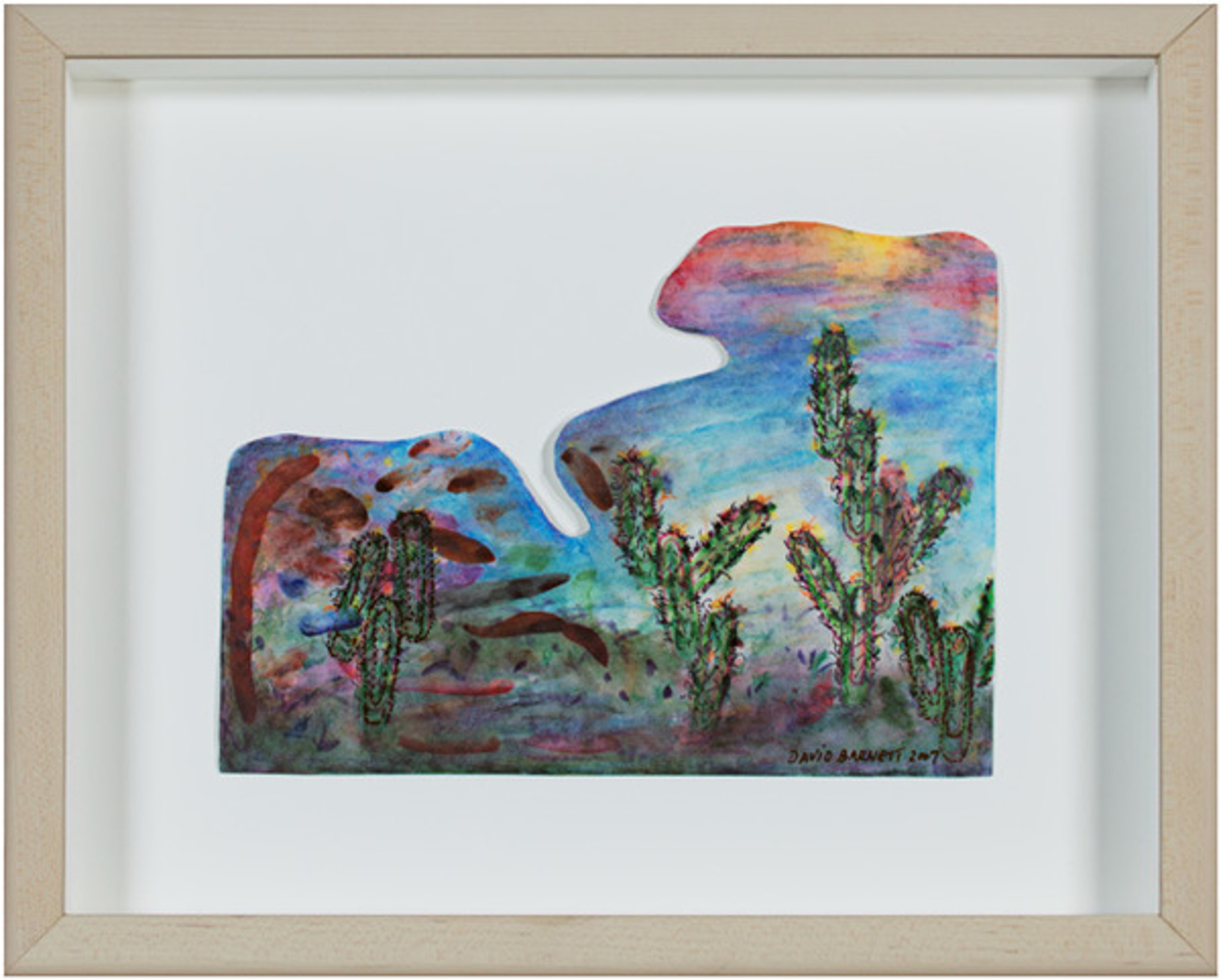 Southwest Series:  Paper Clip Cactus by David Barnett