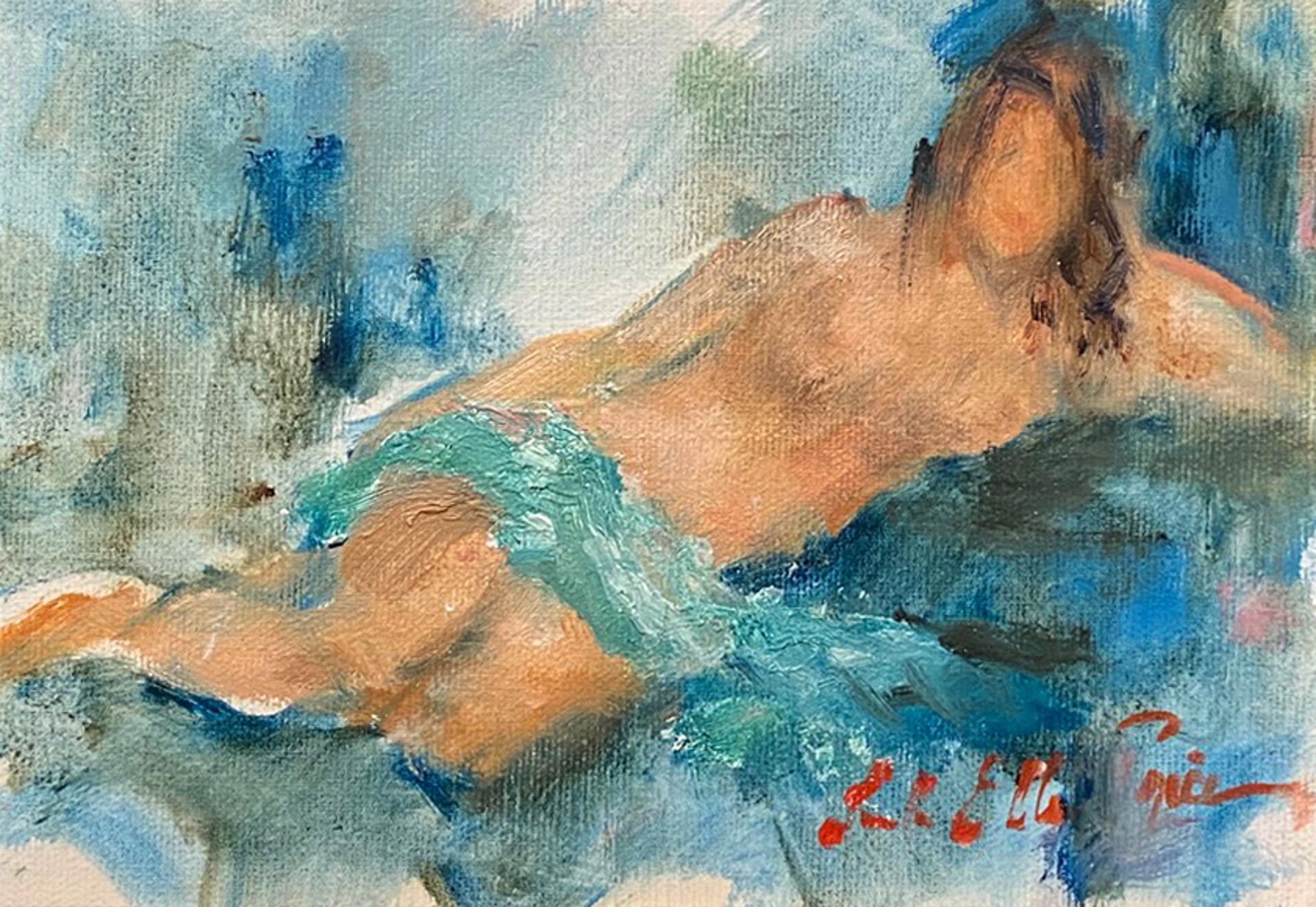 After the Bath by Linda Ellen Price