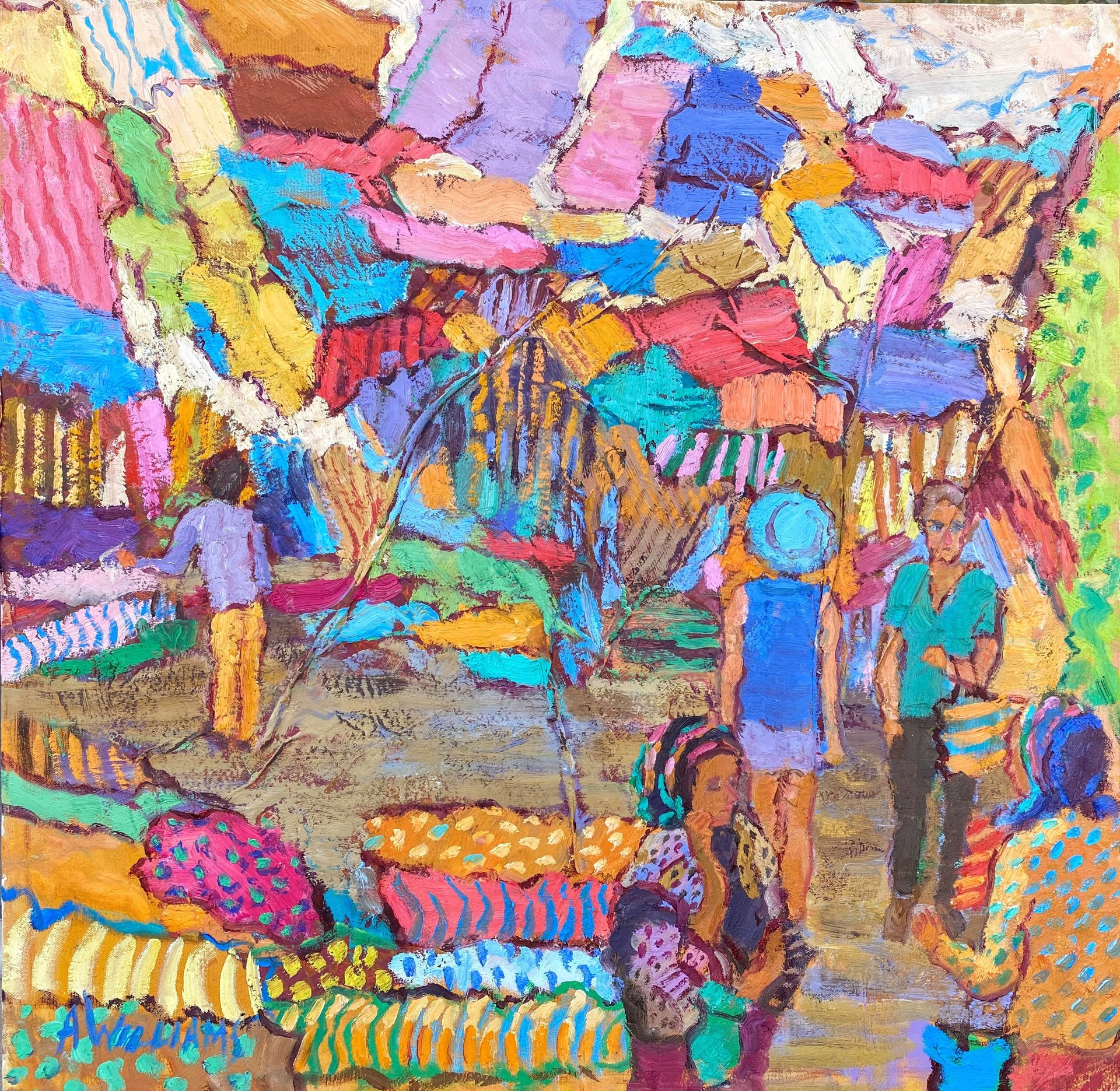 Magic of Color - Mauritius Market by Alice Williams