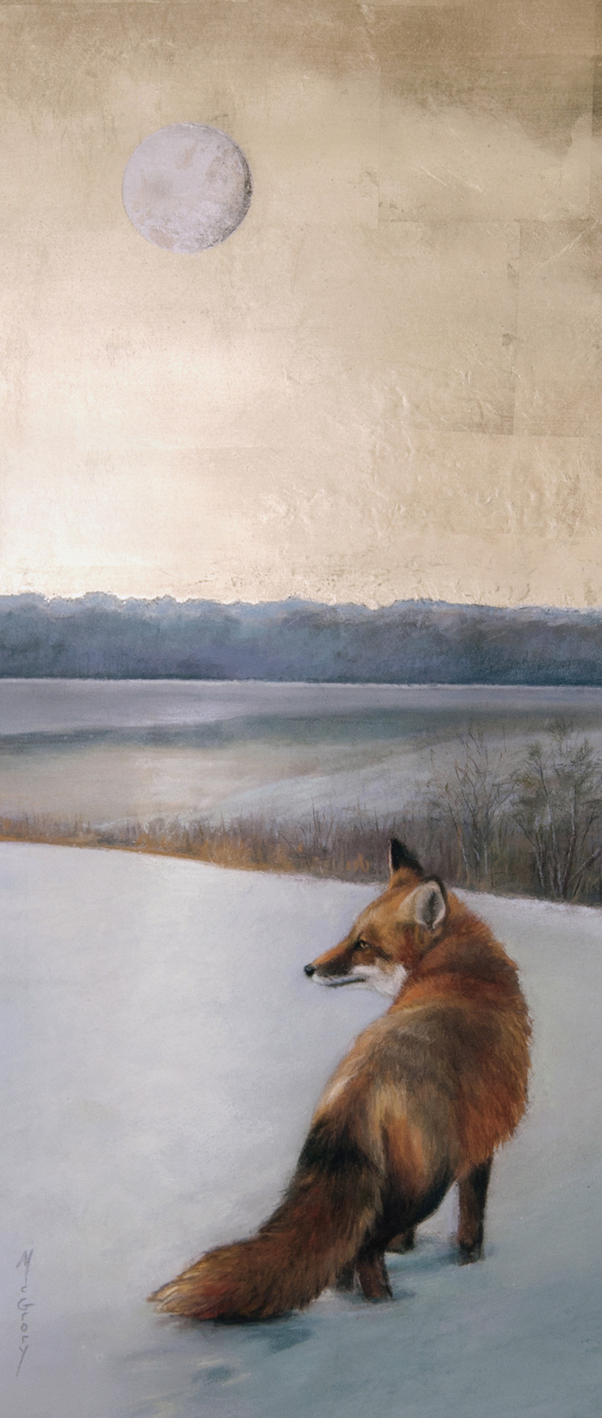 Fox in the Moonlight by Anne McGrory