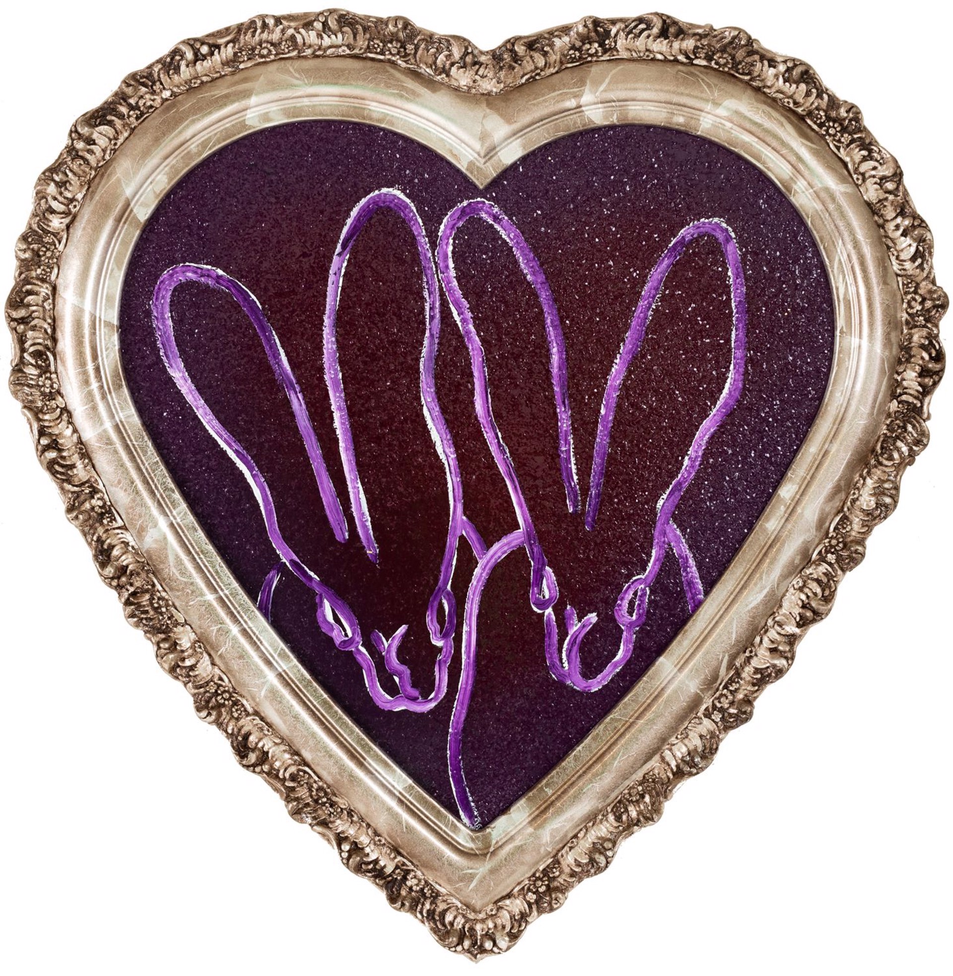 Purple Heart 2 by Hunt Slonem