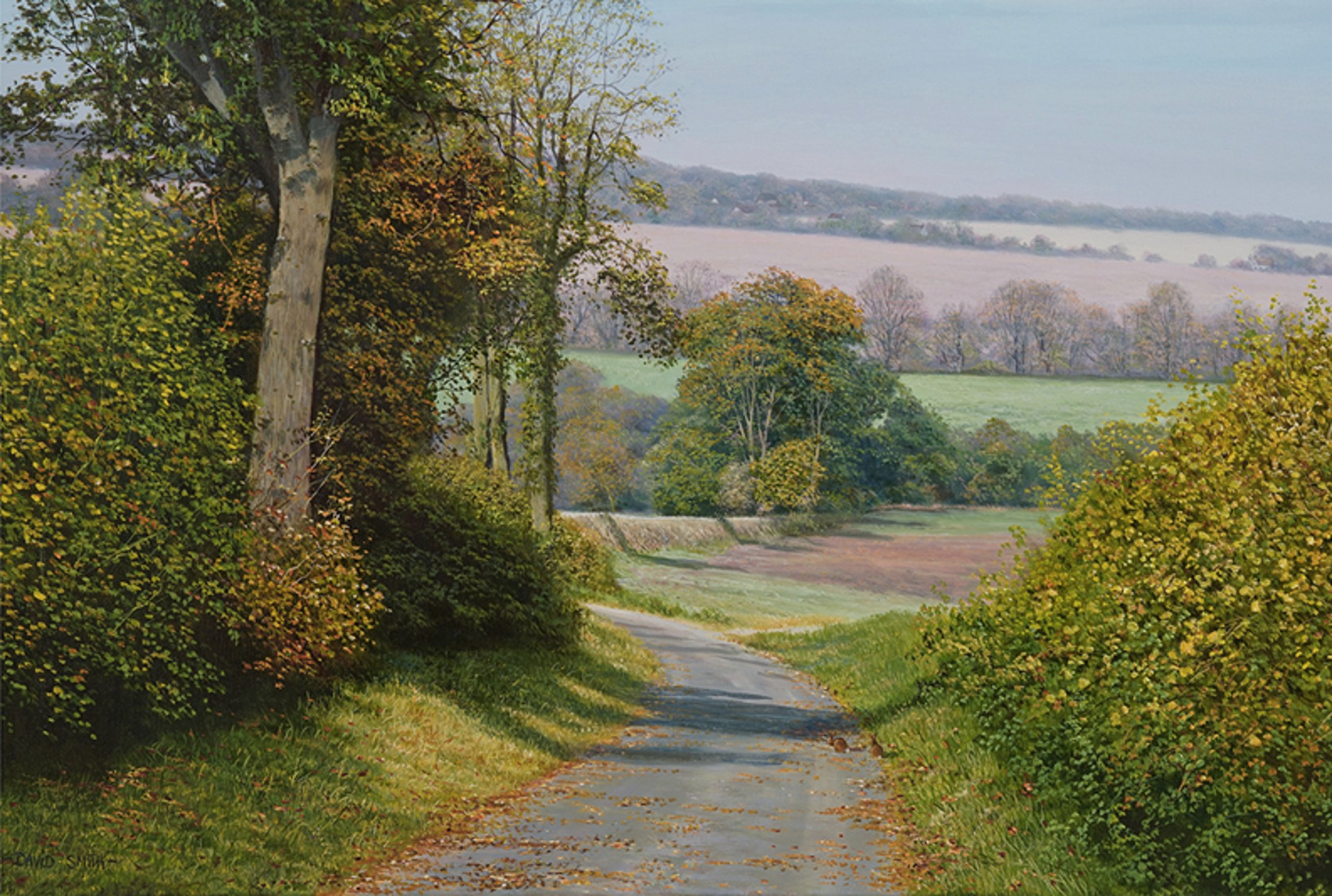 Autumn Lane by David Smith