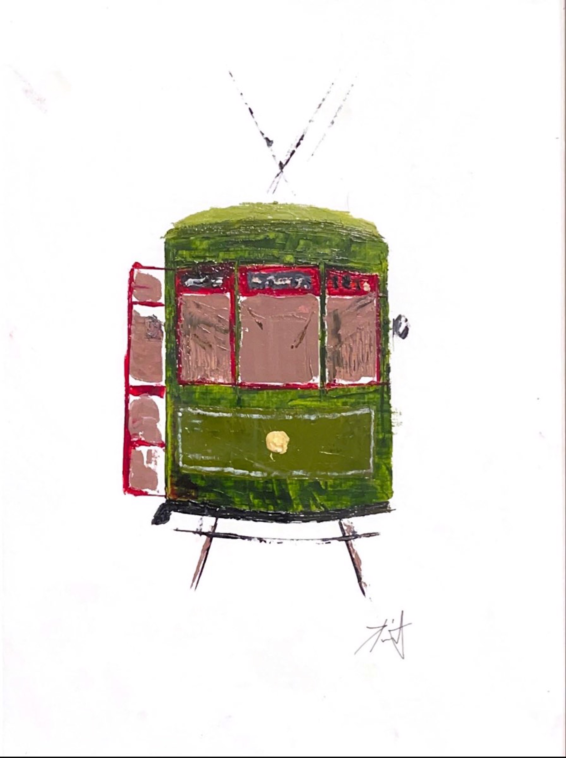 Streetcar (framed) by Knight