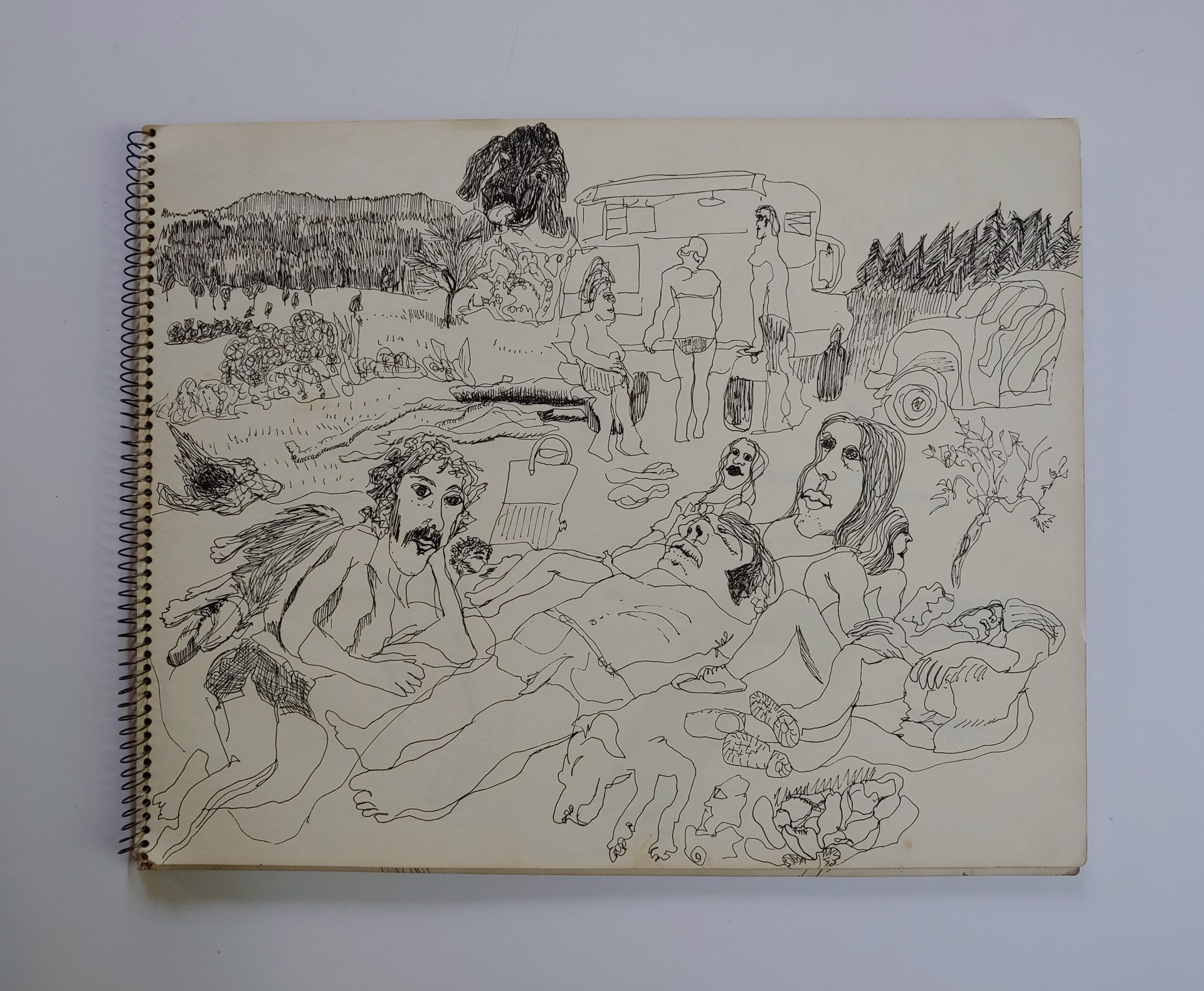 California, June 1973 Sketchbook by David Amdur