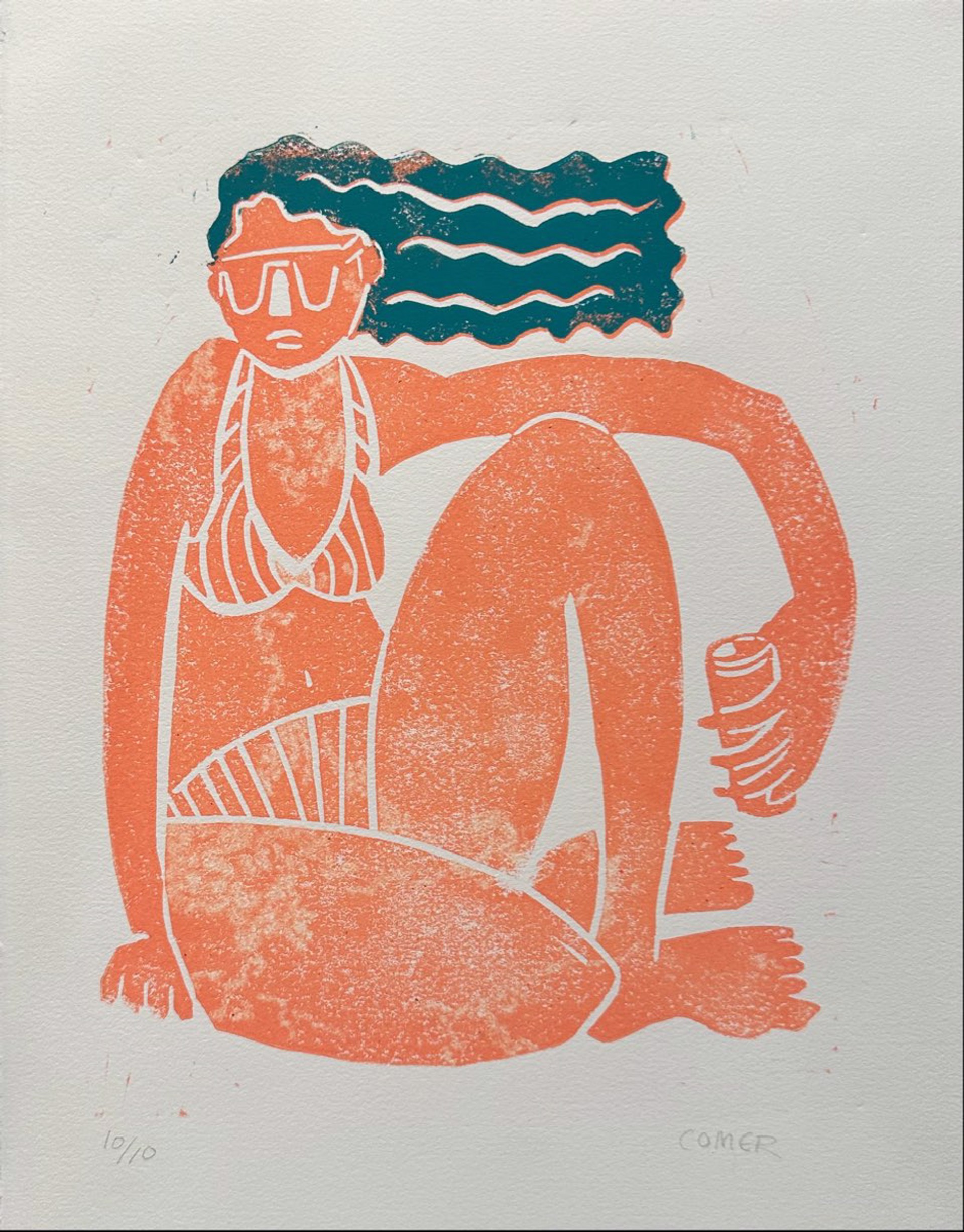 Tangerine Figure (10/10) by Colleen Terrell Comer