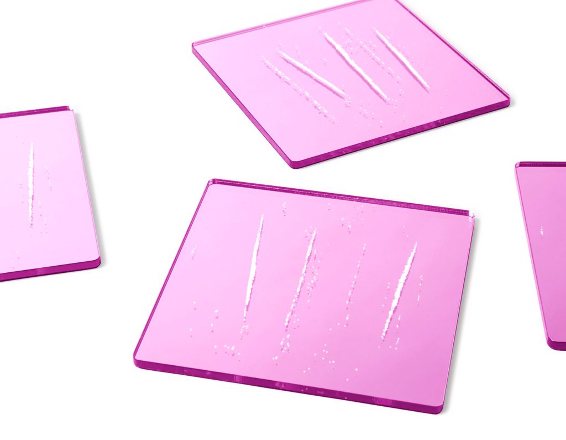 The Night You Left Coasters (Pink) by Nir Hod
