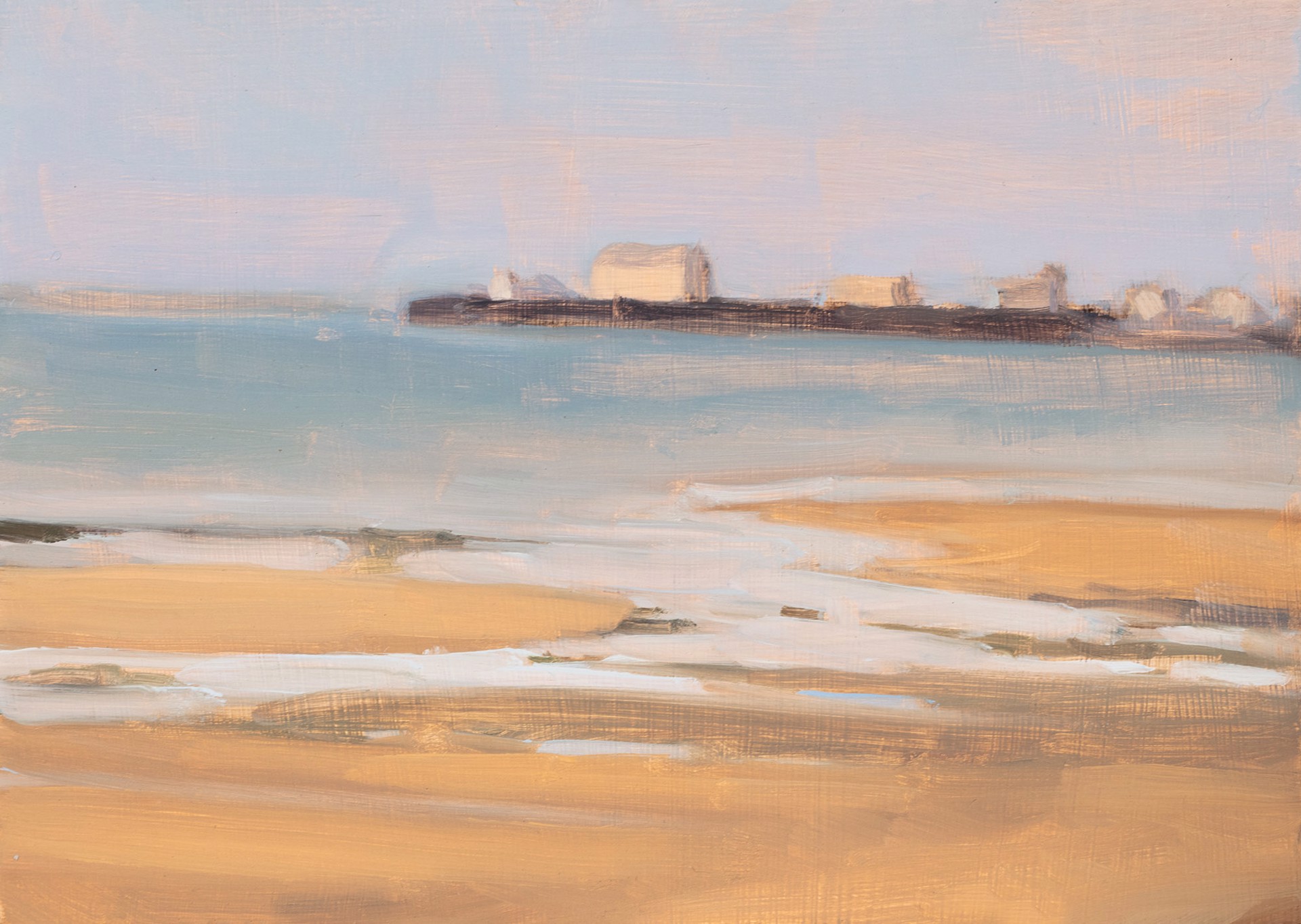 Wharf, Low Tide by Diana Horowitz