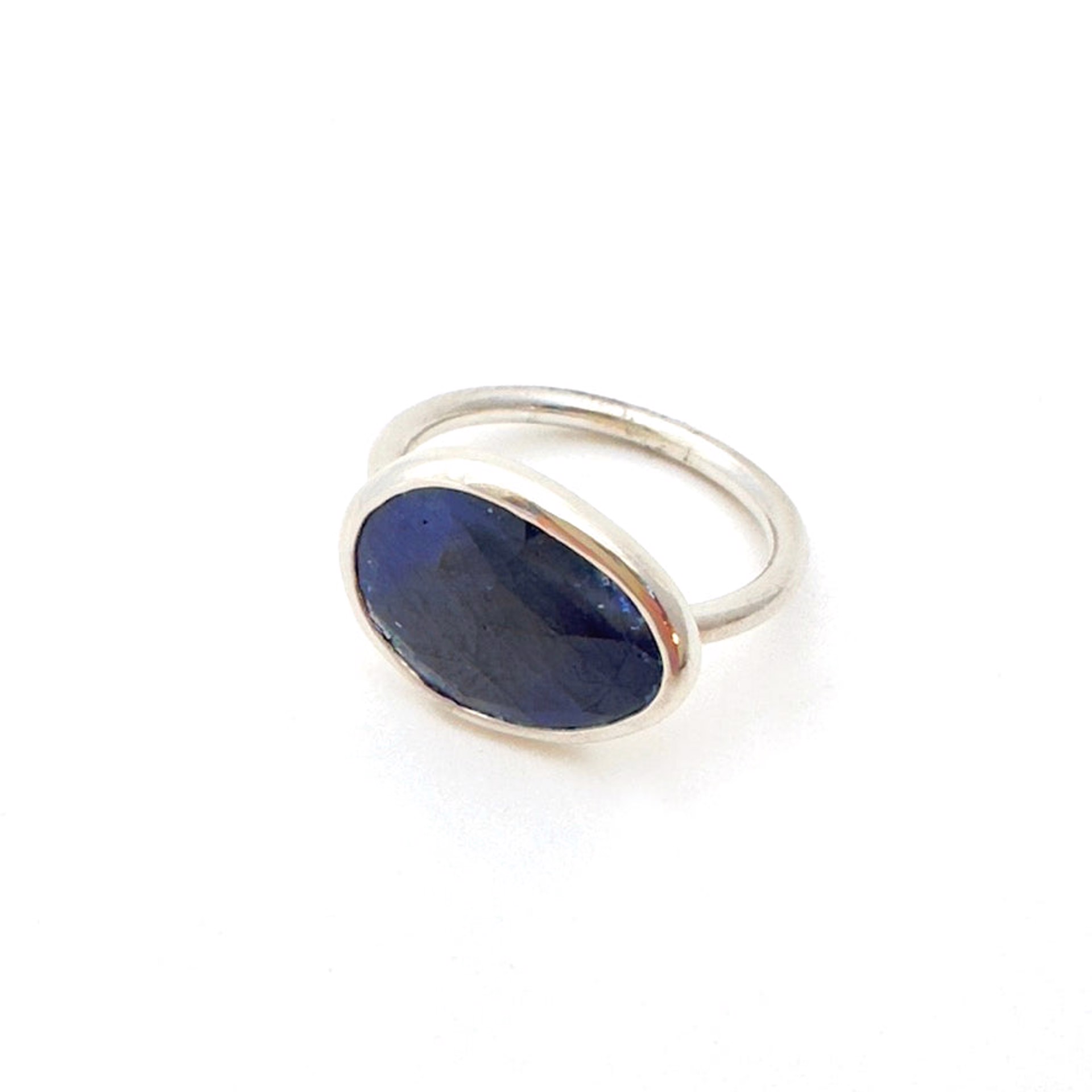 Dark Blue Sapphire Ring by Sara Thompson