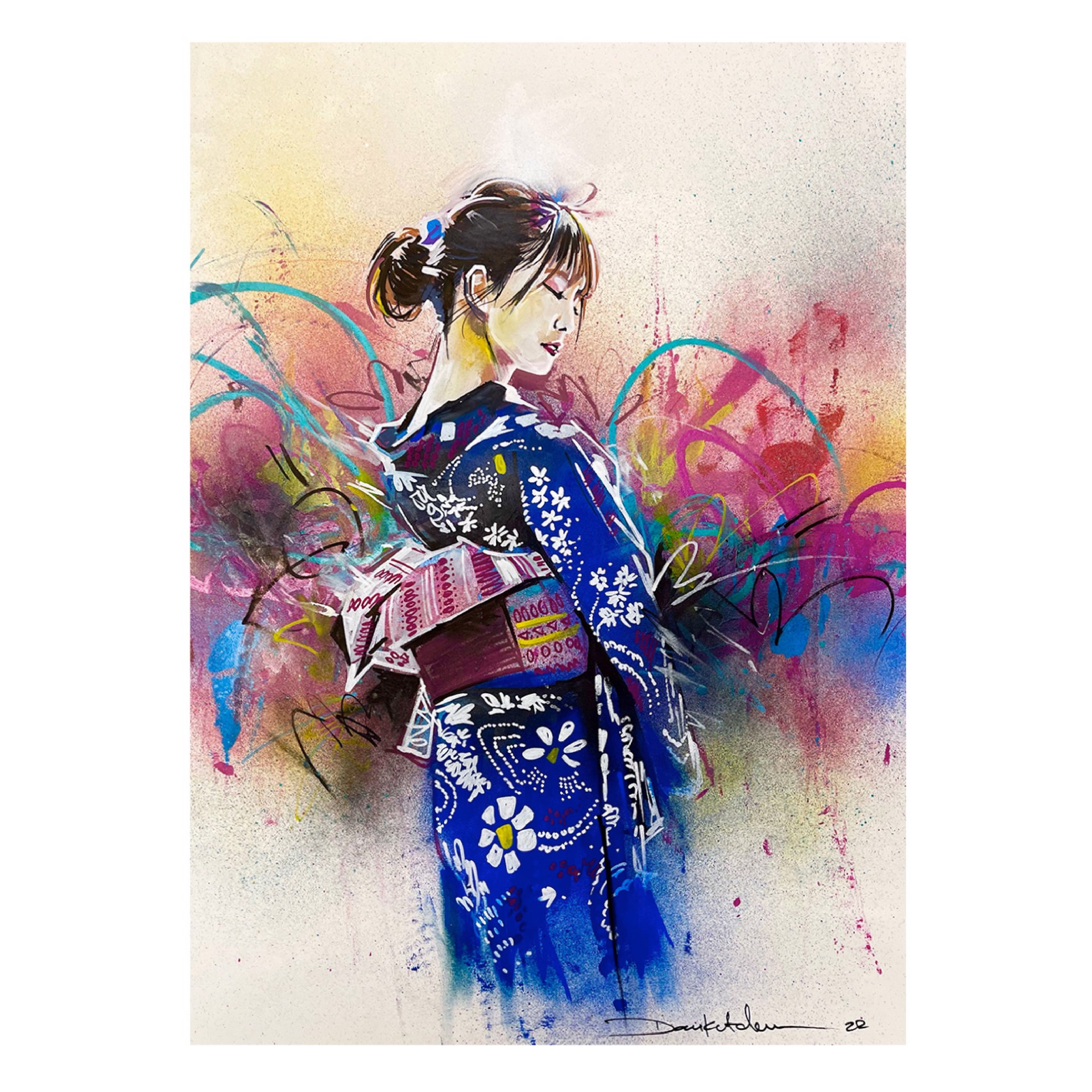 Geisha Blue by Dan Kitchener