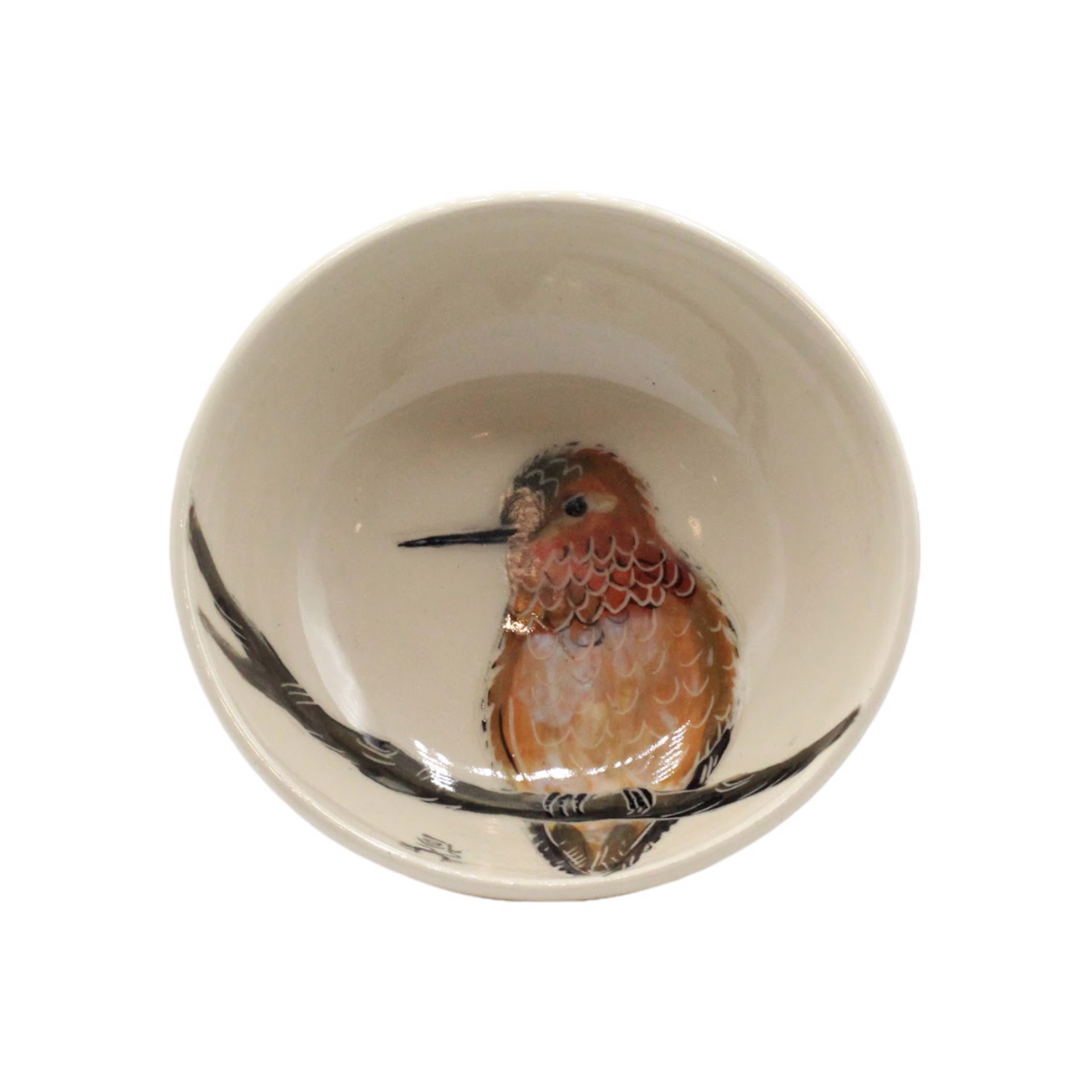 Small Hummingbird Bowl by Kim Filiaggi & Elizabeth Schowachert