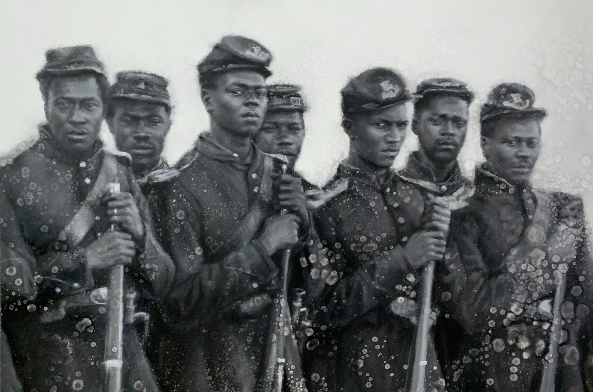 BUFFALO SOLDIERS by David Frederick Riley | Montana Trails Gallery