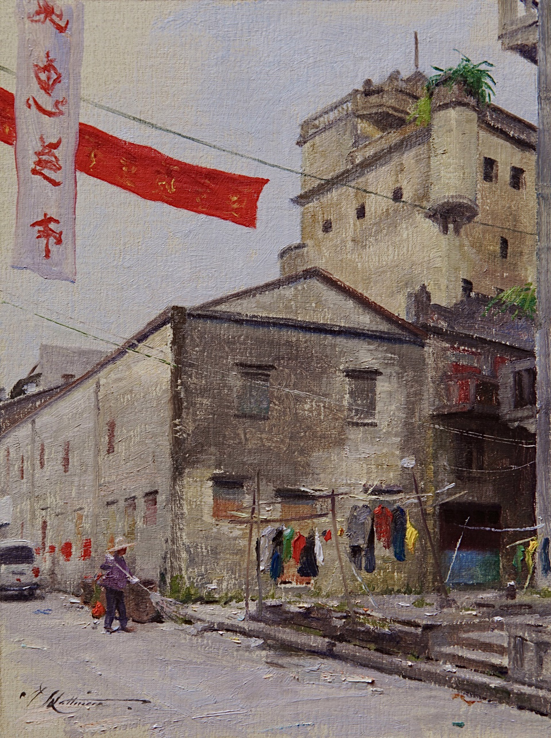 Side Street in Chikanzhen by Andrew Lattimore
