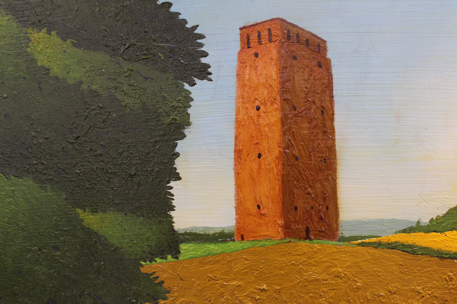Tower and Field (M316) by Alan Gerson