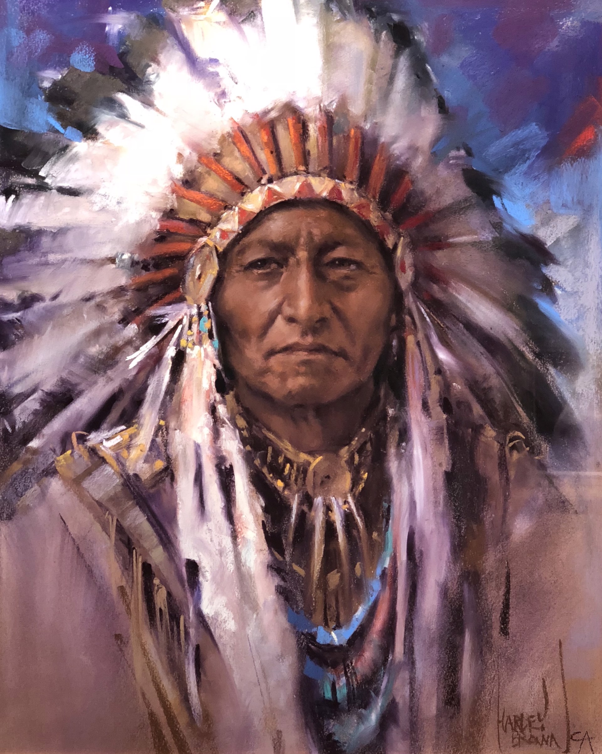 CHIEF by Harley Brown | Montana Trails Gallery