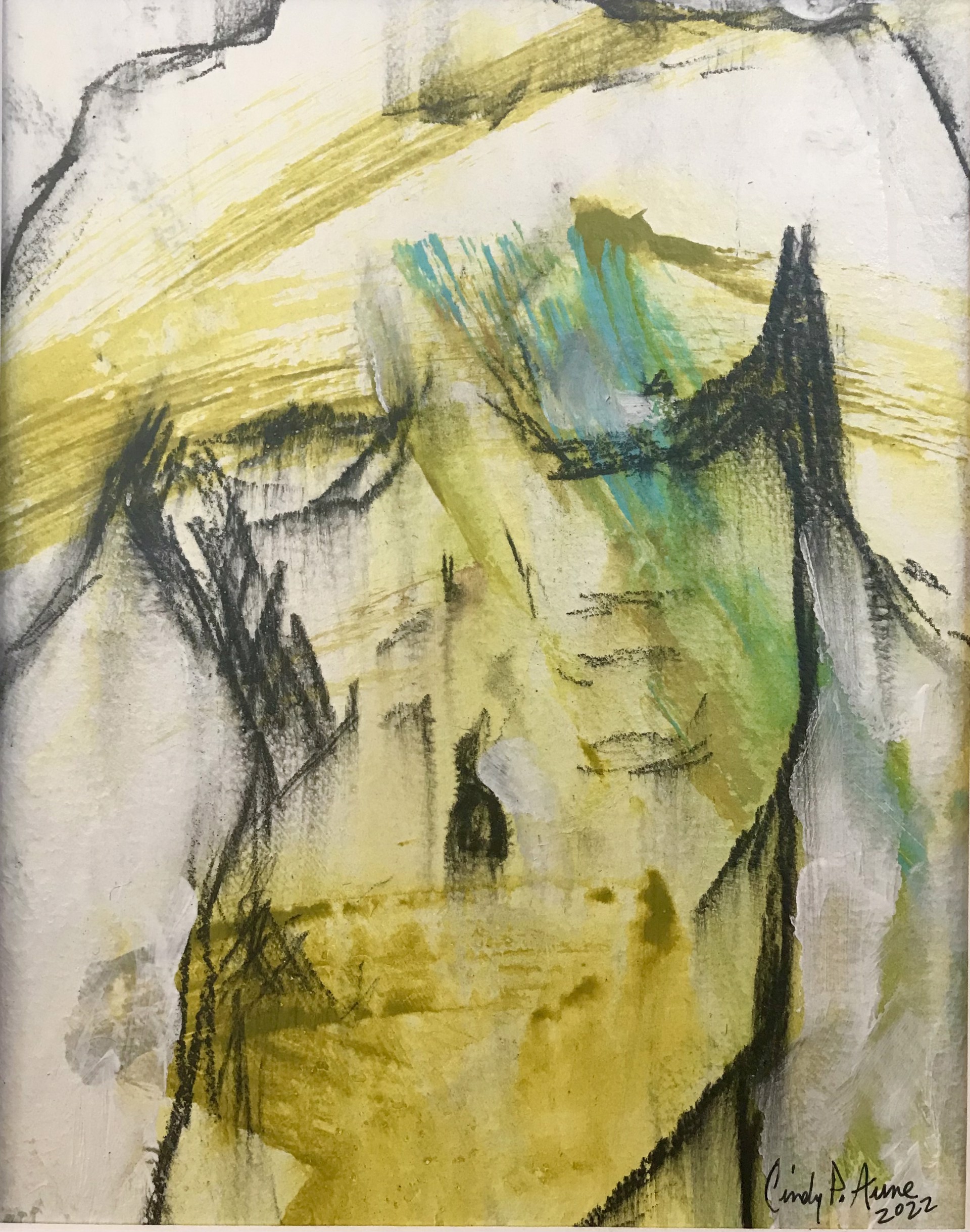 Man Splashed Yellow by Cindy Aune