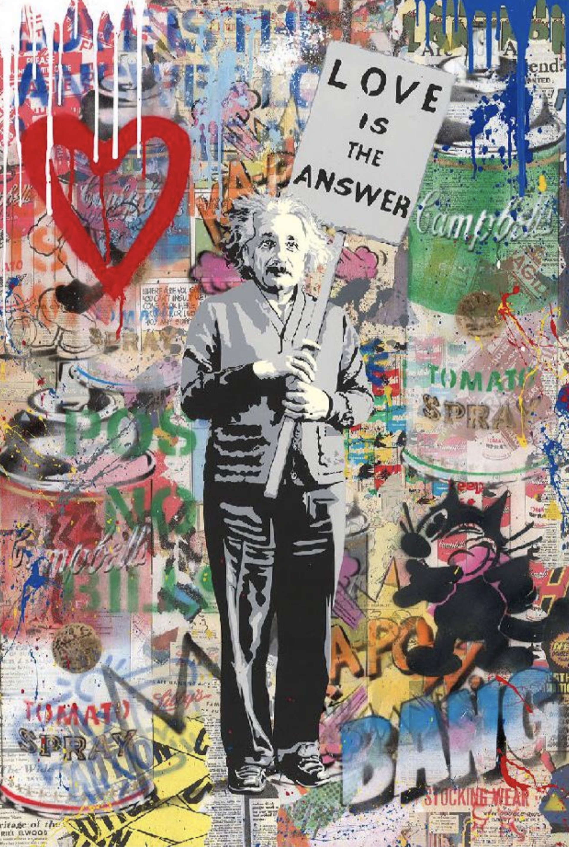 Einstein by Mr. Brainwash
