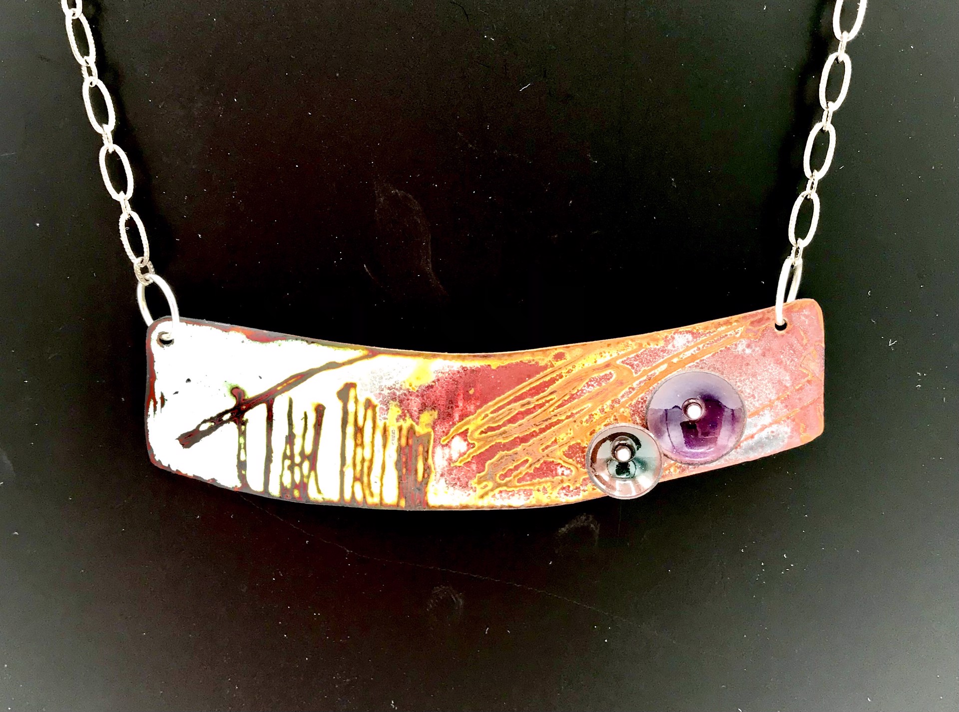 Necklace- Wide Rust by Cathy Talbot