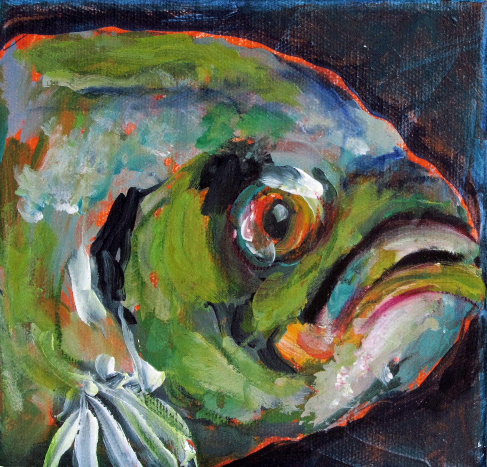 Green Fish by Cindy Aune