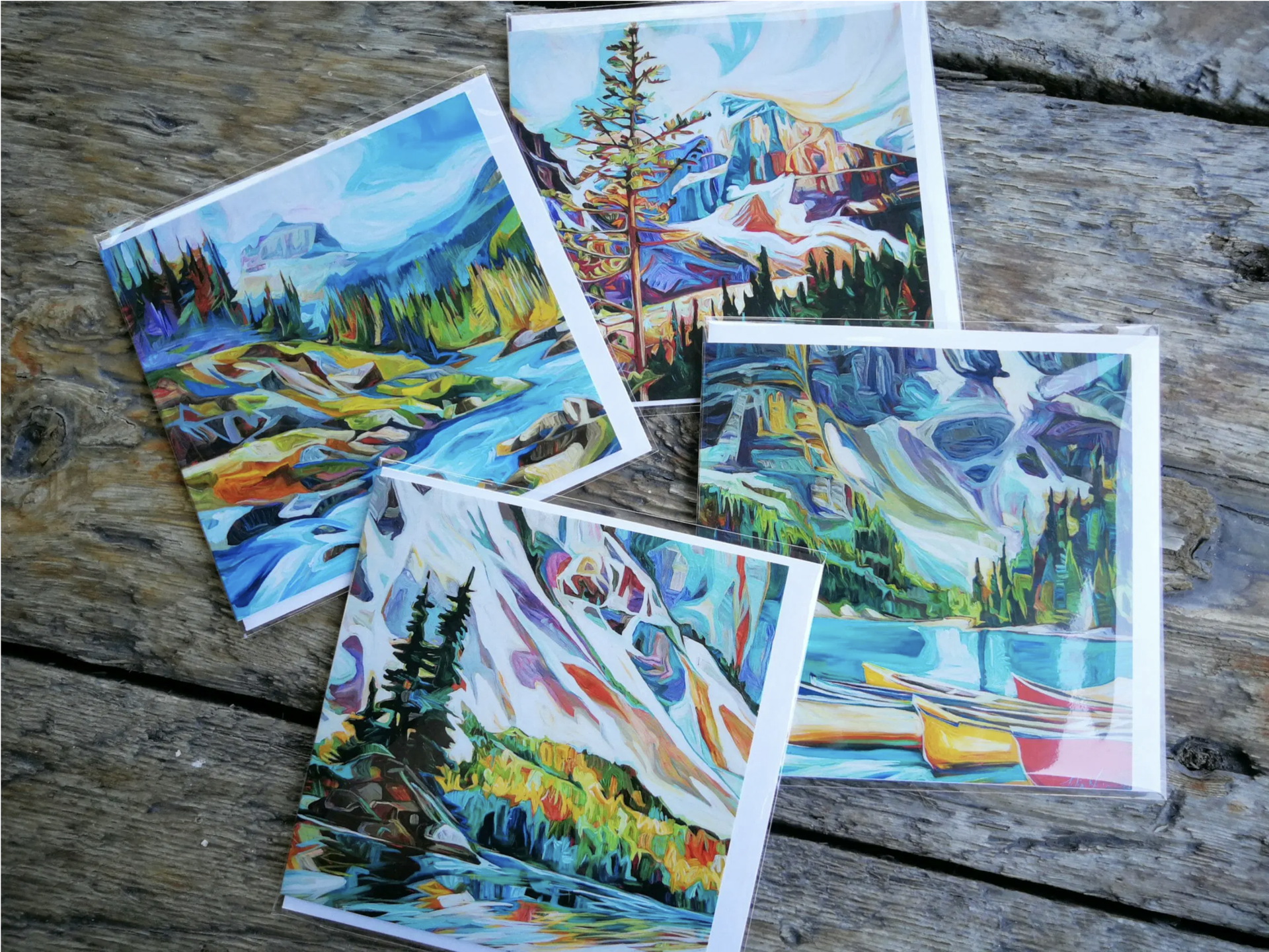 Art Cards - Mountains by Julia Veenstra