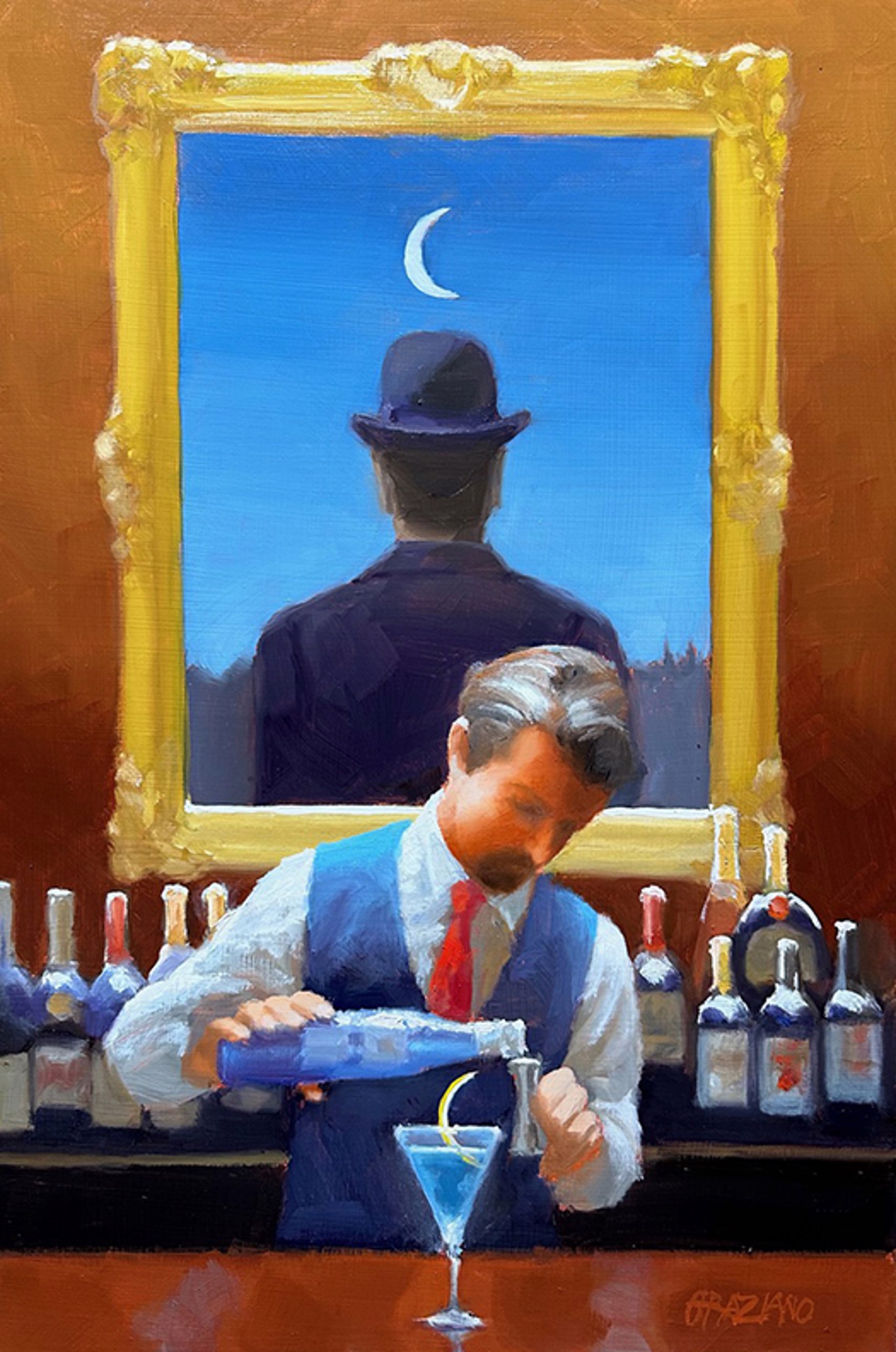 Blue Moon for Magritte by Dan Graziano