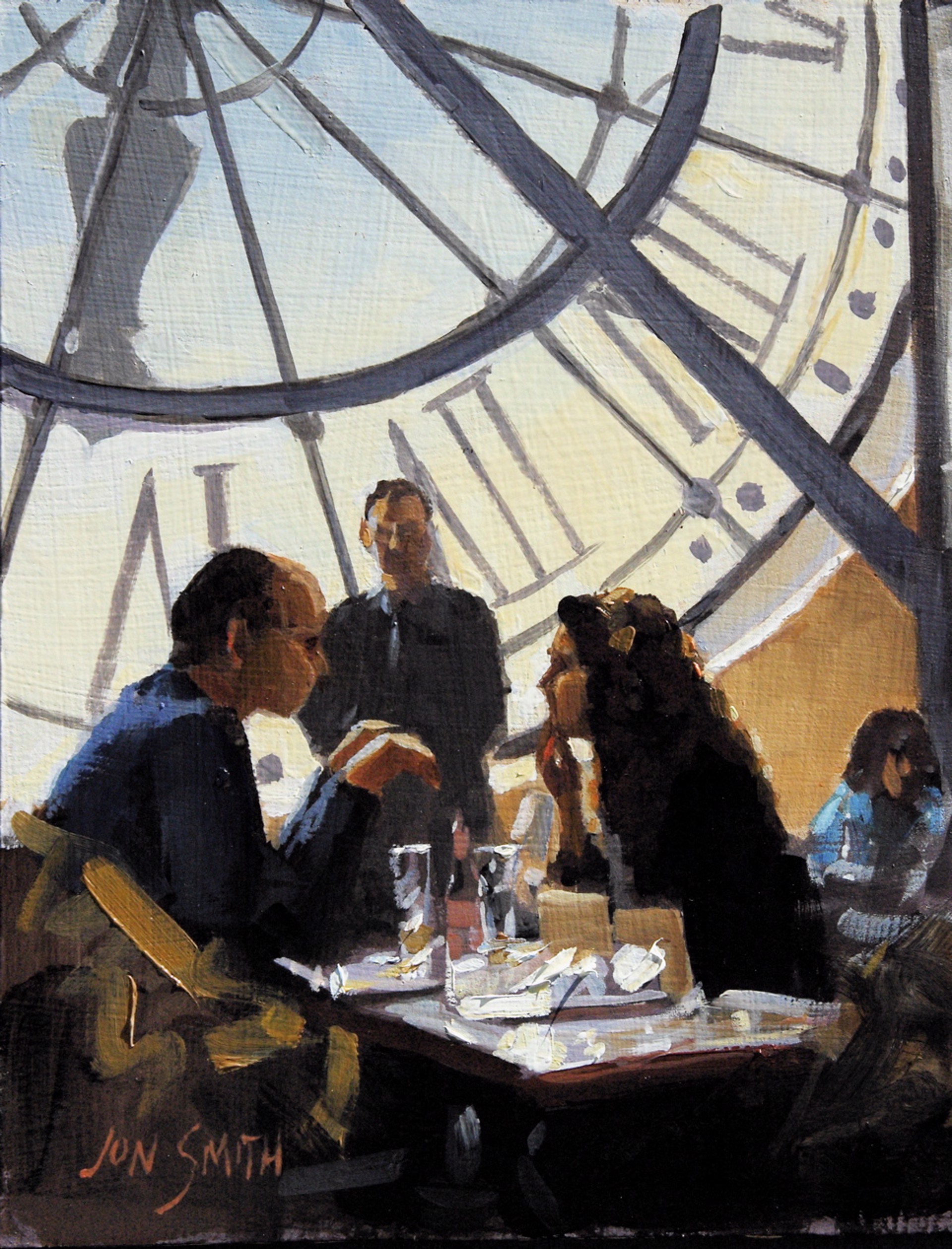 Lunch in the D'Orsay Cafe by Jon Smith