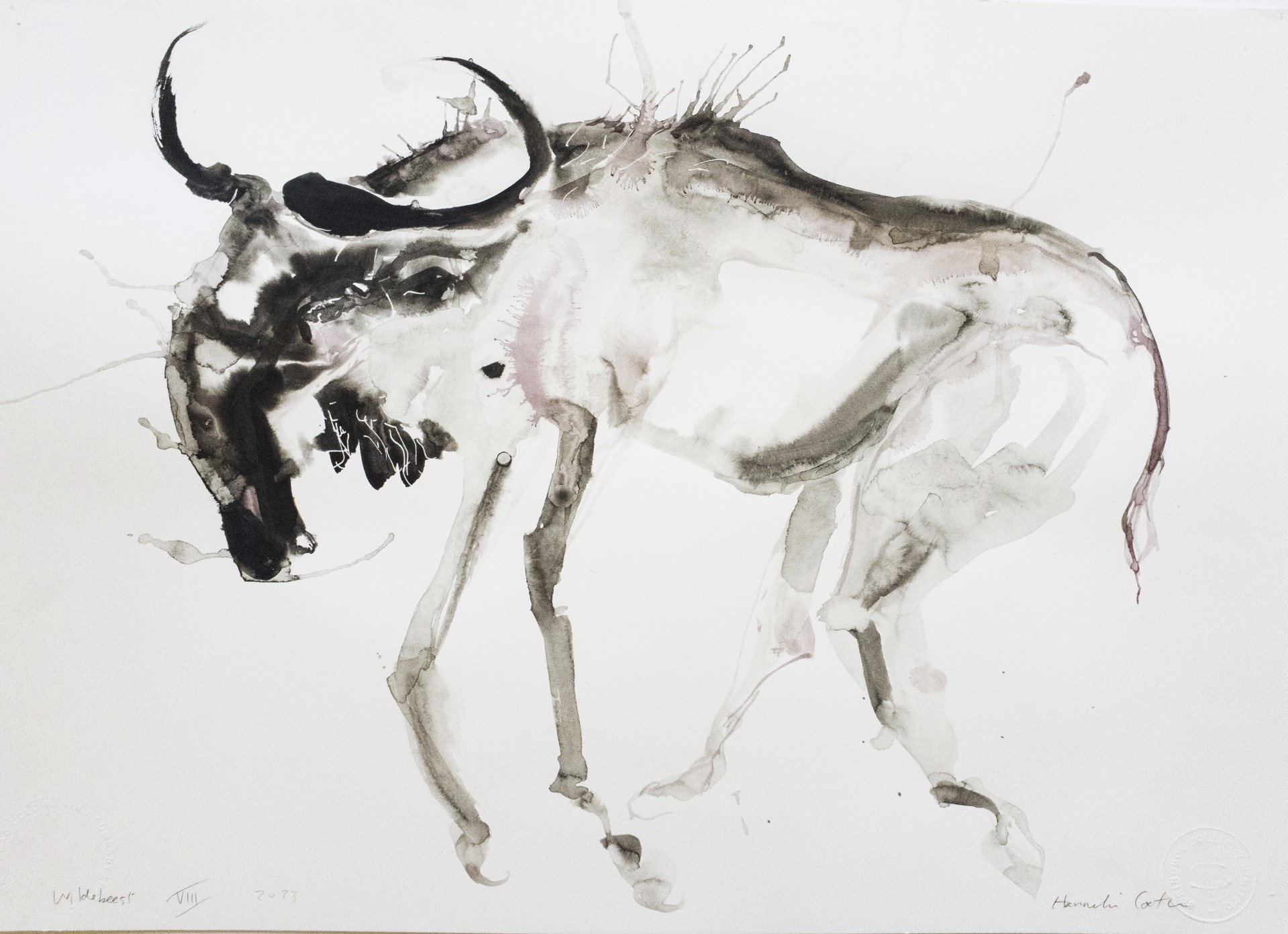 Eco Queer Creature Series : Wildebeest VIII by Hannelie Coetzee