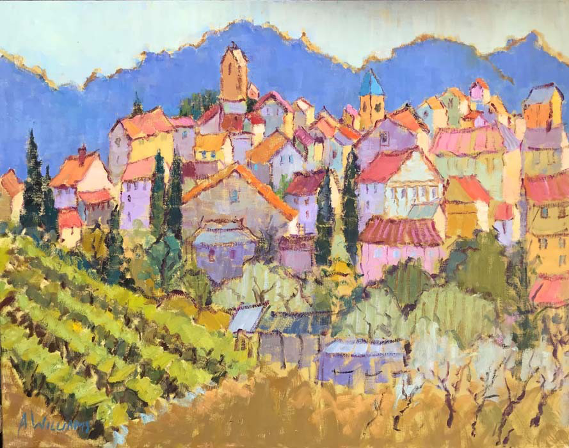 Lourmarin in the Morning by Alice Williams