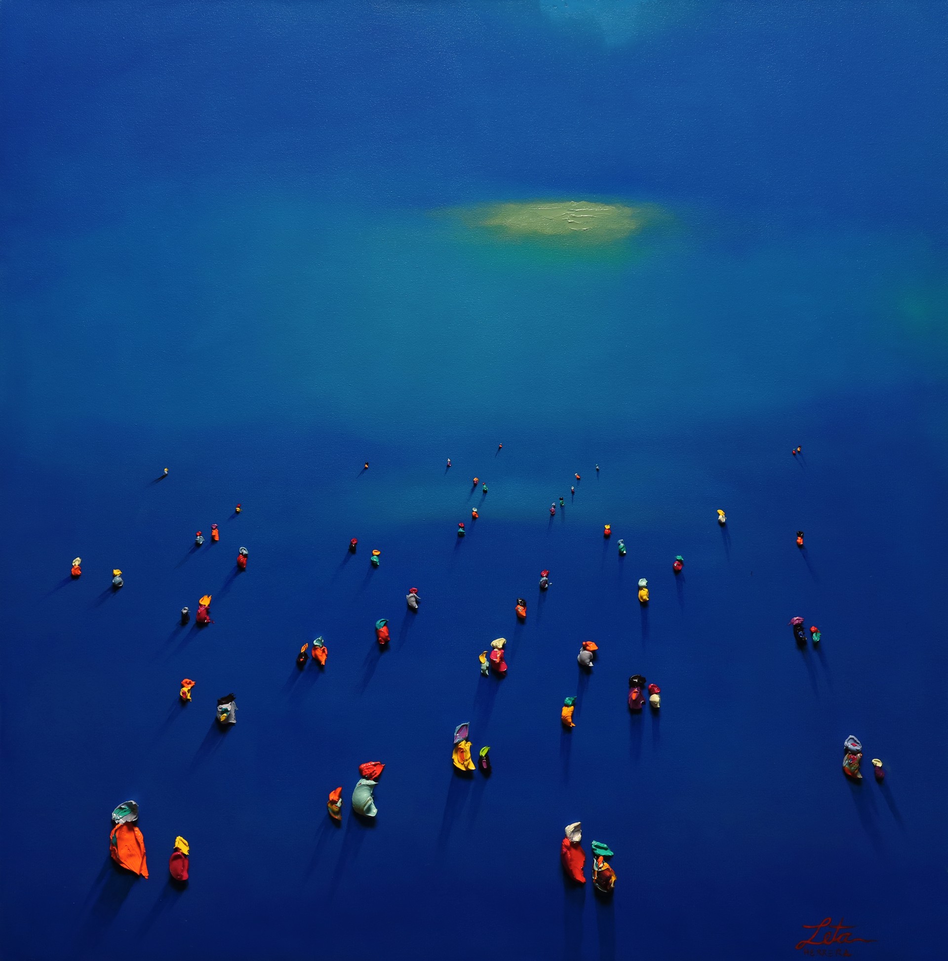 Blue Enlightenment by Leticia Herrera