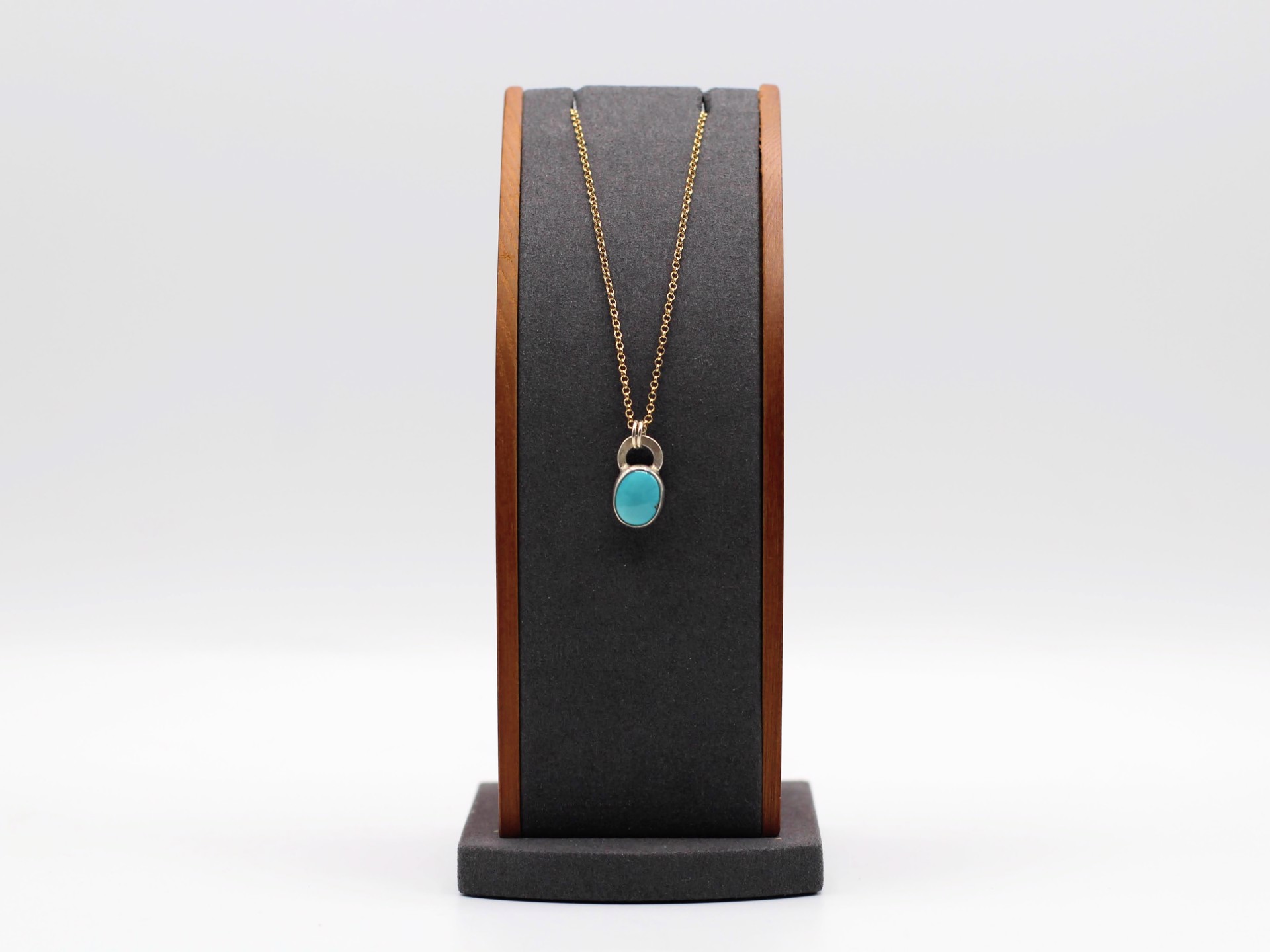 Red Mountain Turquoise Charm Necklace by Emily Dubrawski