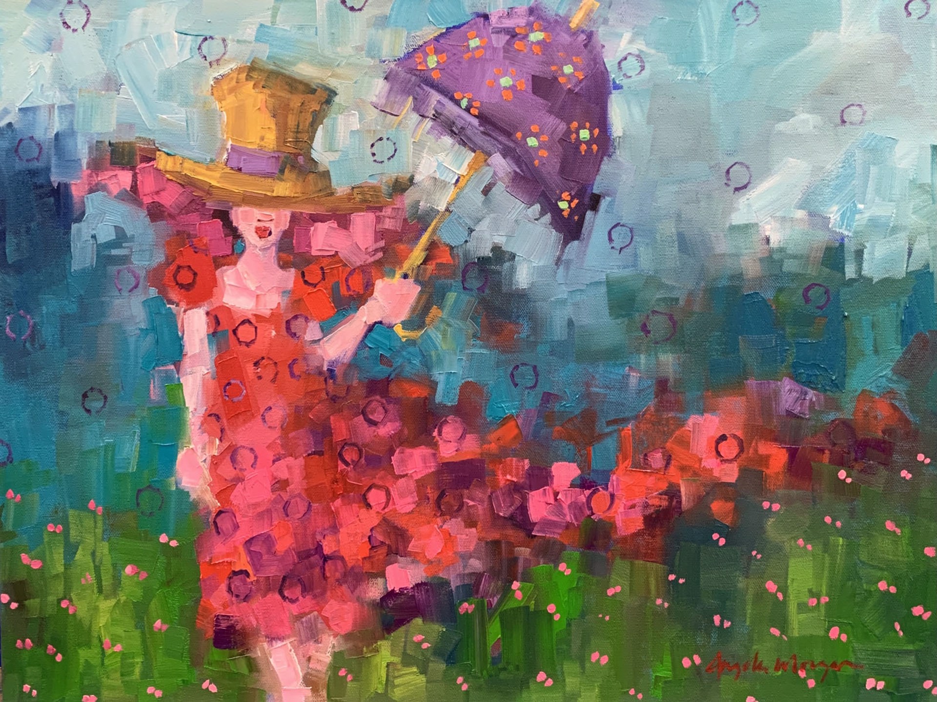 parasol patrol by Angela Morgan
