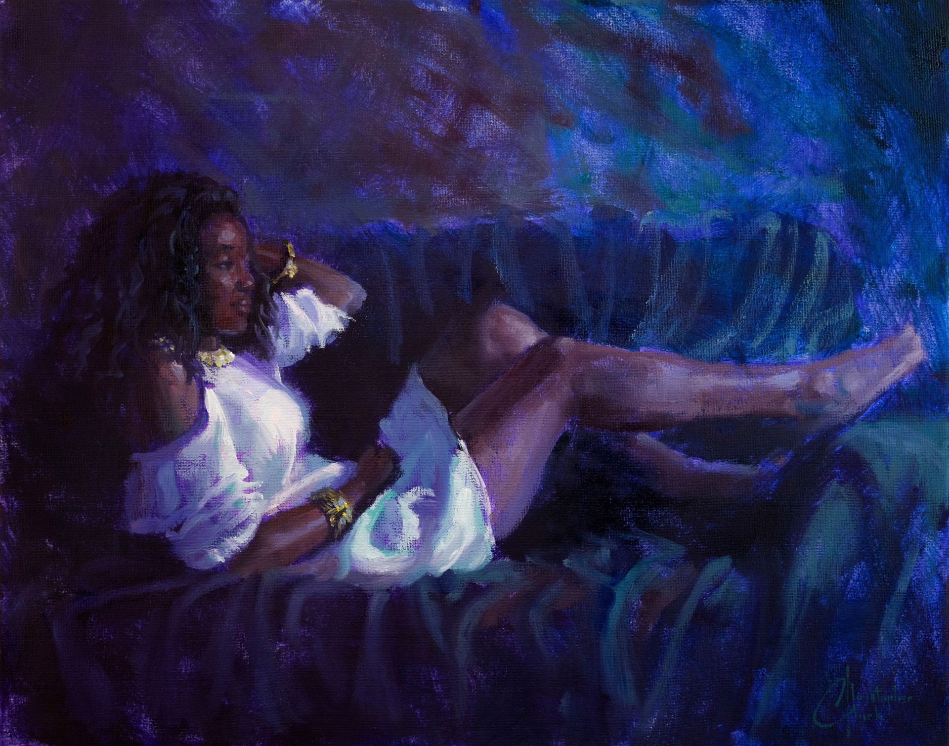 Reclining Figure by Christopher Clark