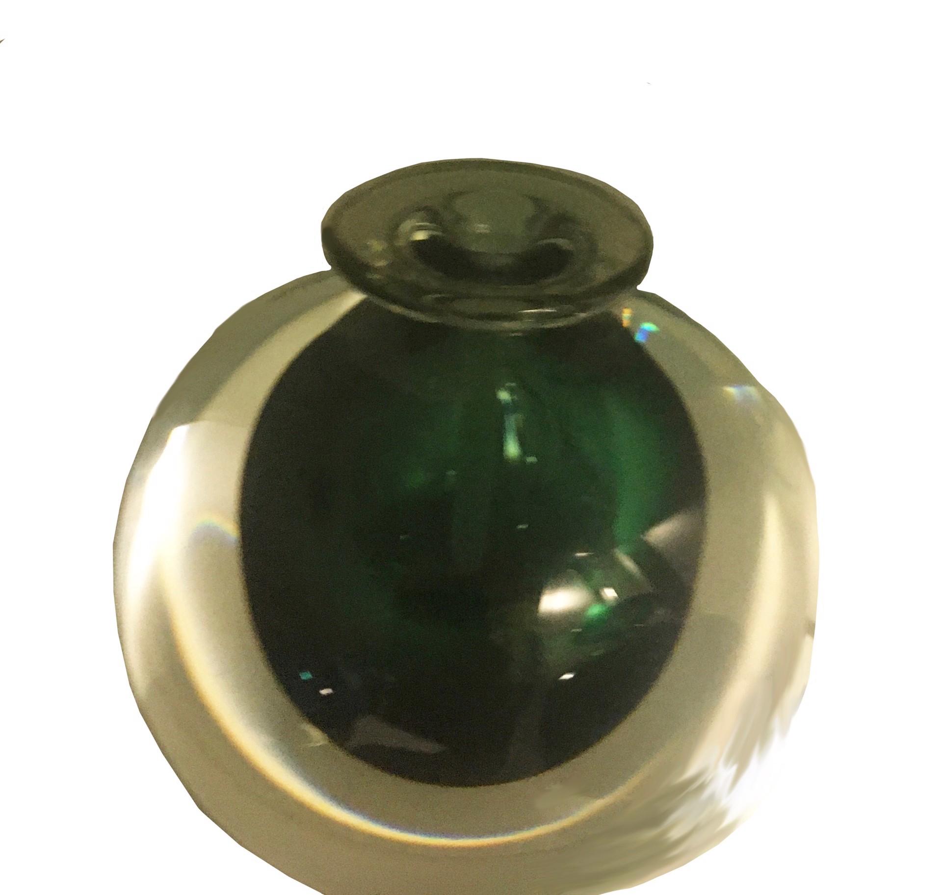 Green Perfume Bottle by Mary Angus