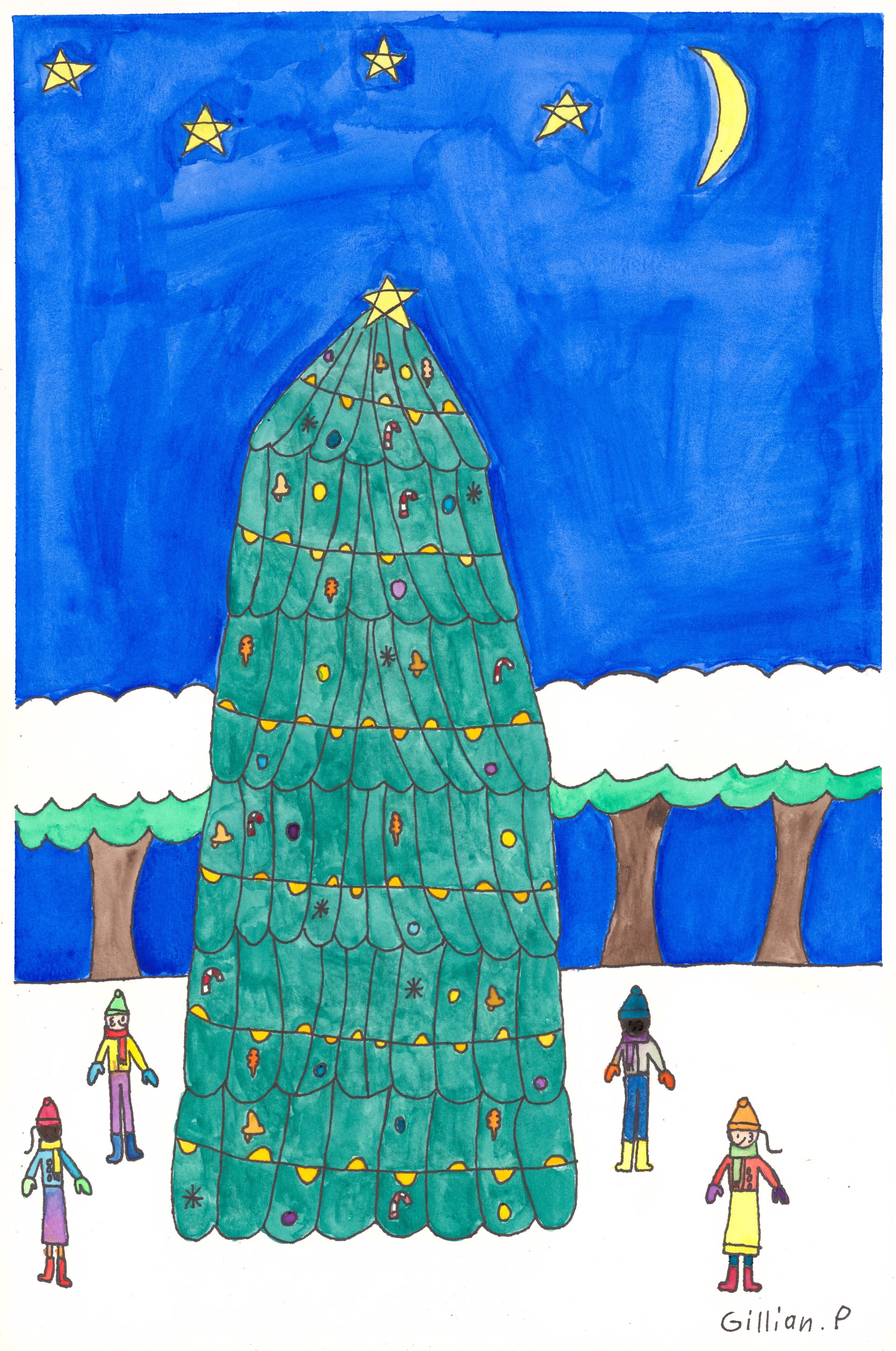 A Giant Christmas Tree by Gillian Patterson