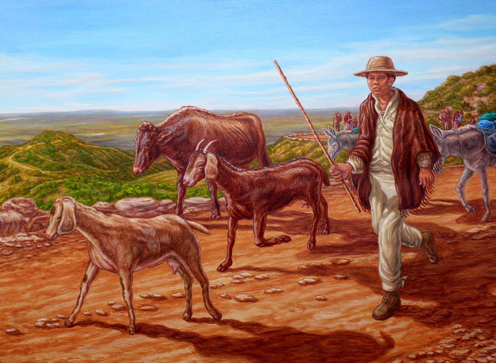 The Shepherd by Fidencio Duran