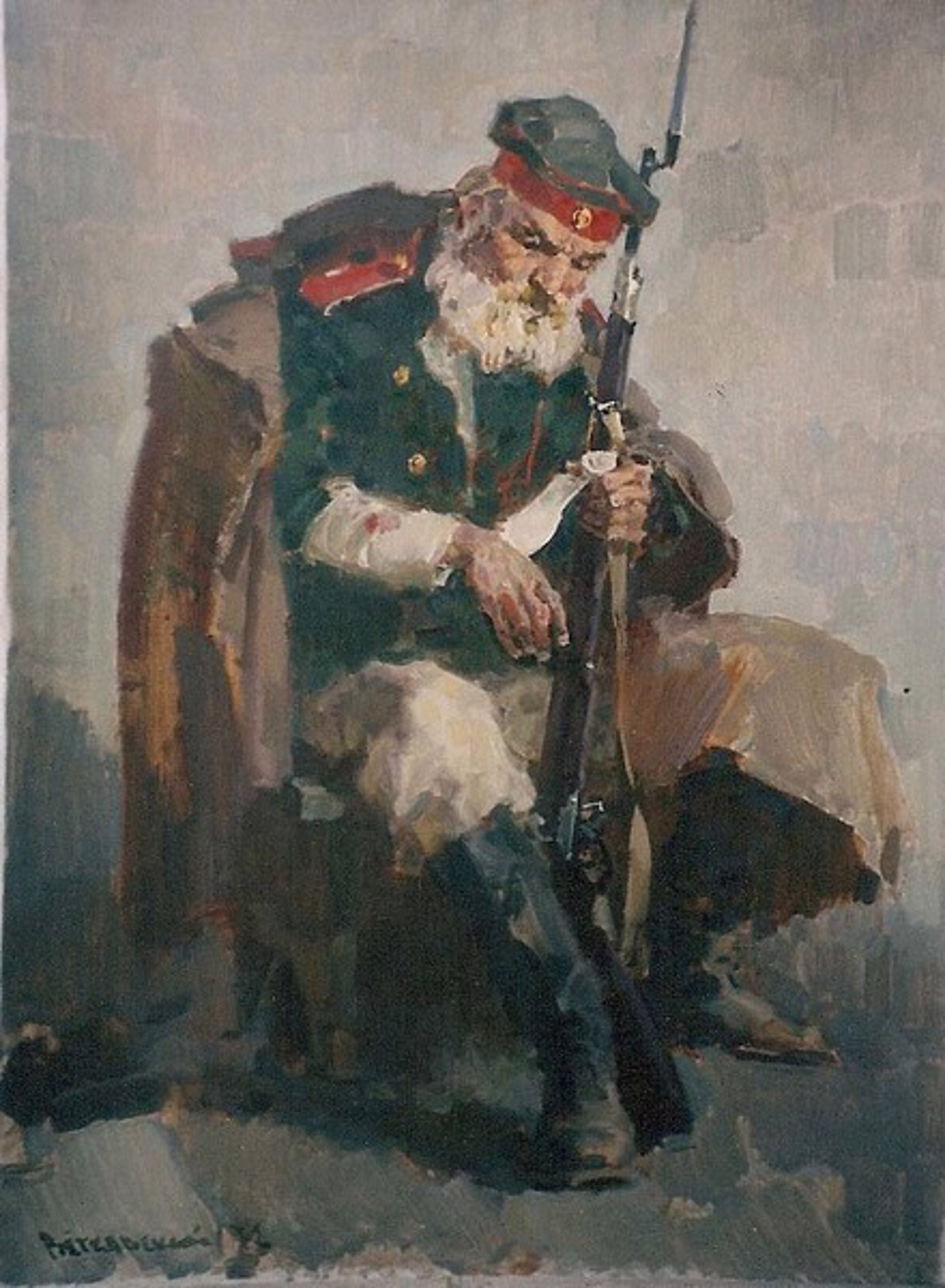 Old Soldier by Lev Vitkovsky