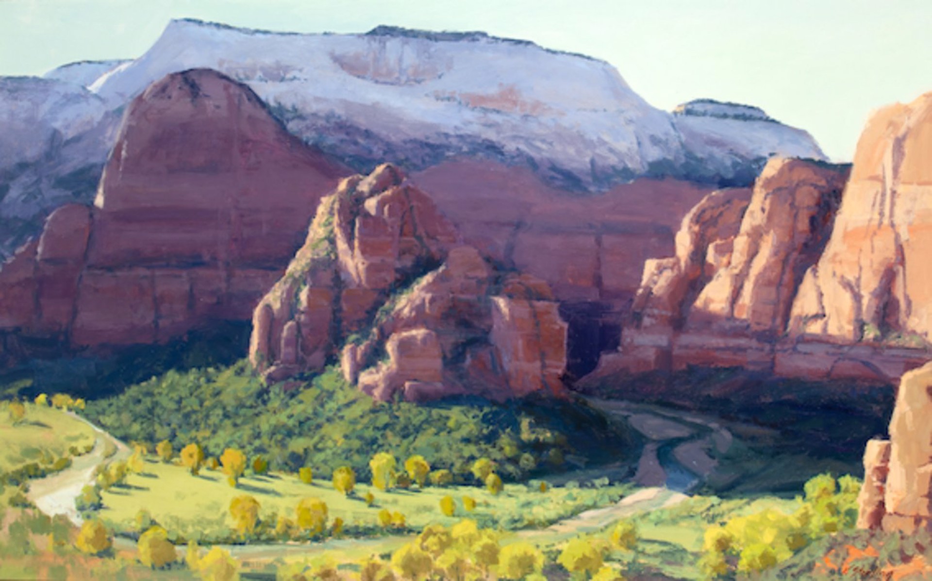 Big Bend from High by Kate Starling