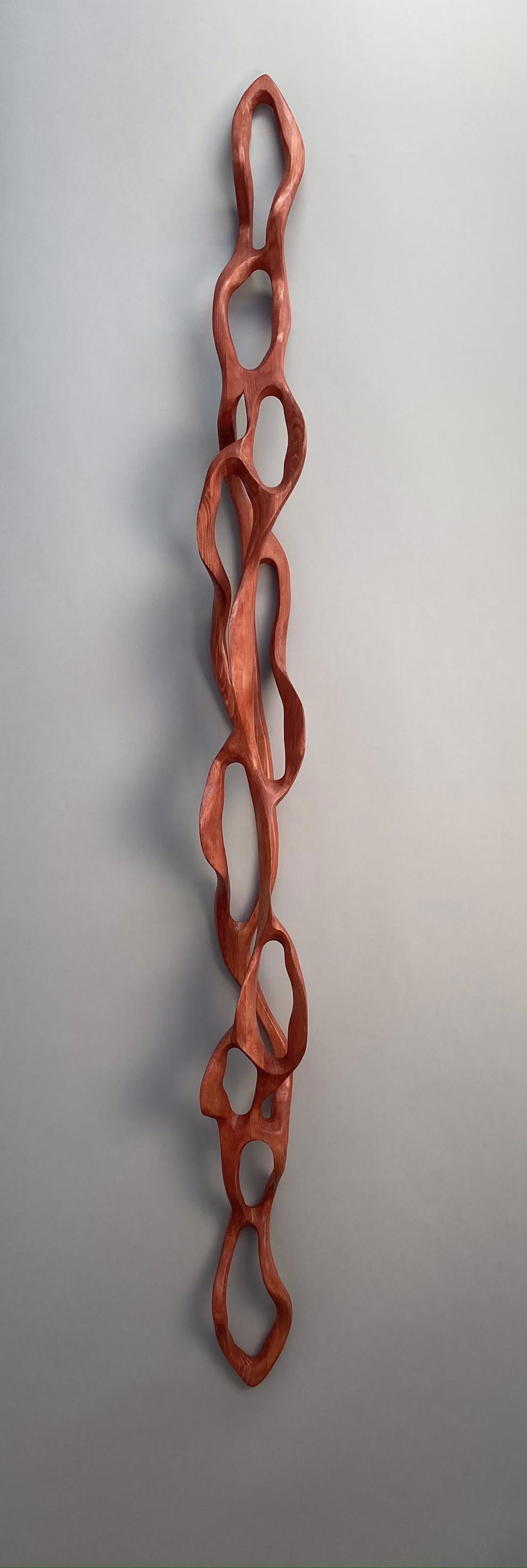 Red Brick Linear Loop by Caprice Pierucci