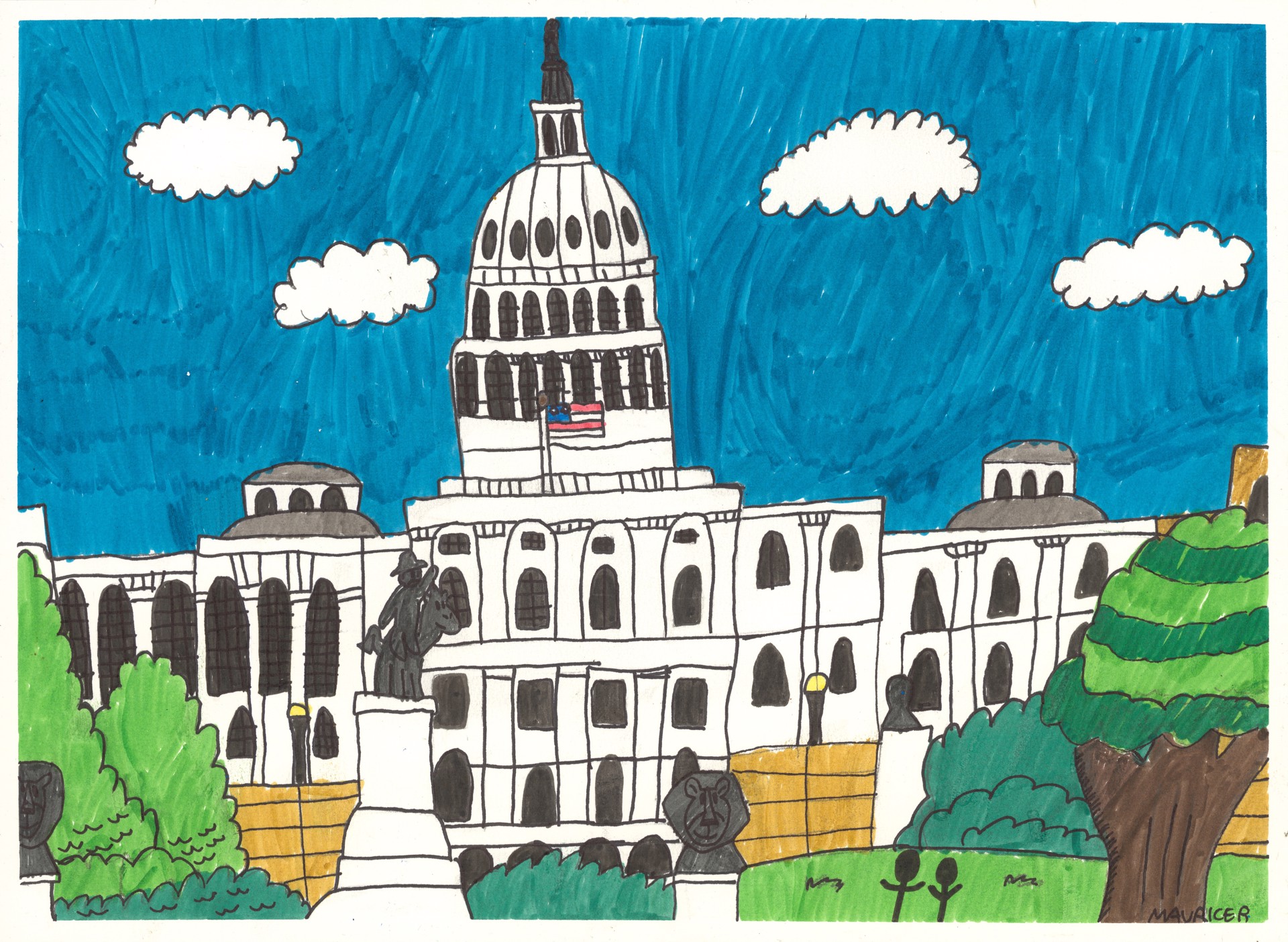 Washington Capitol by Maurice Barnes