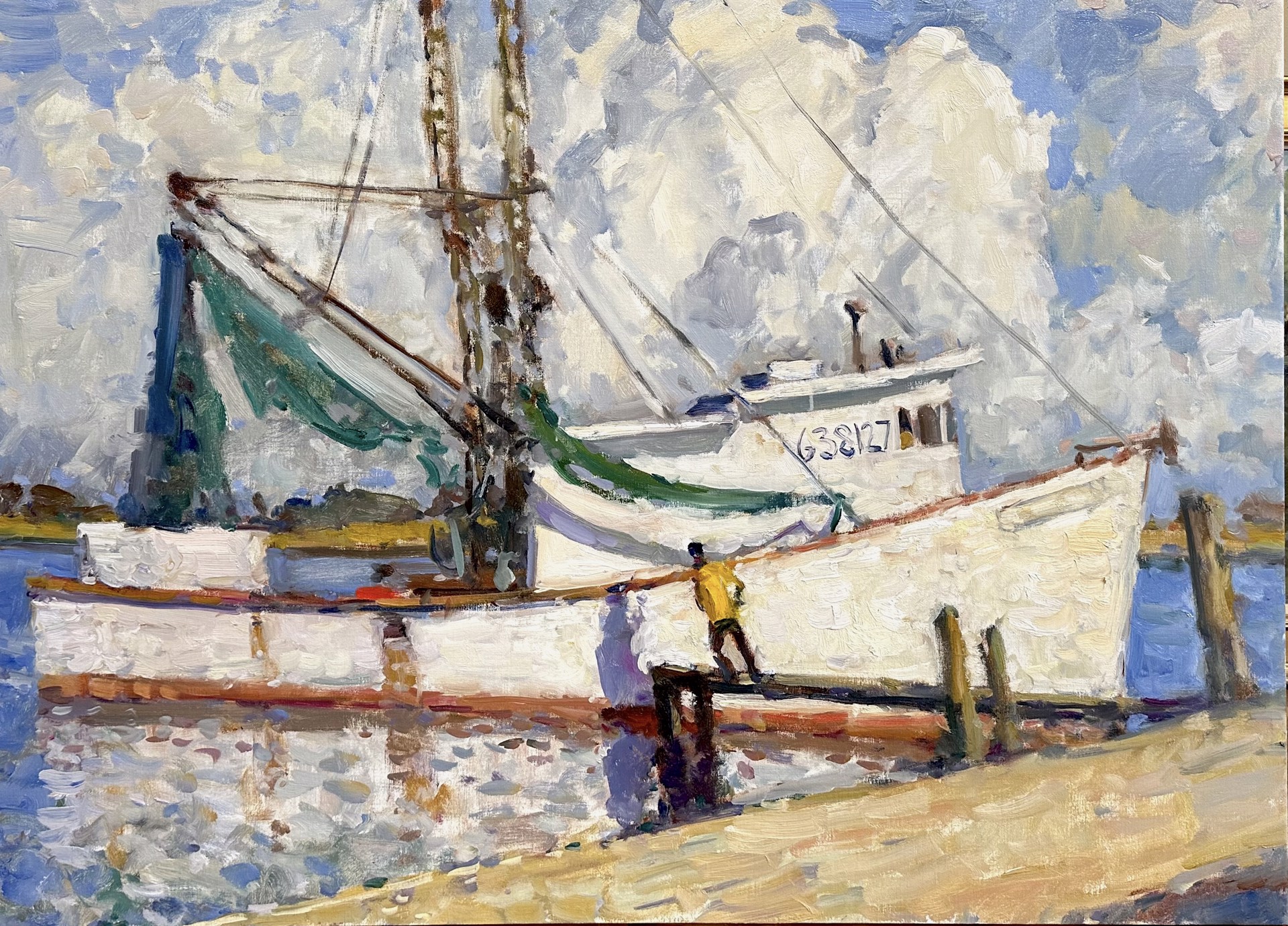 Pulling the Shrimper In by Richard Oversmith